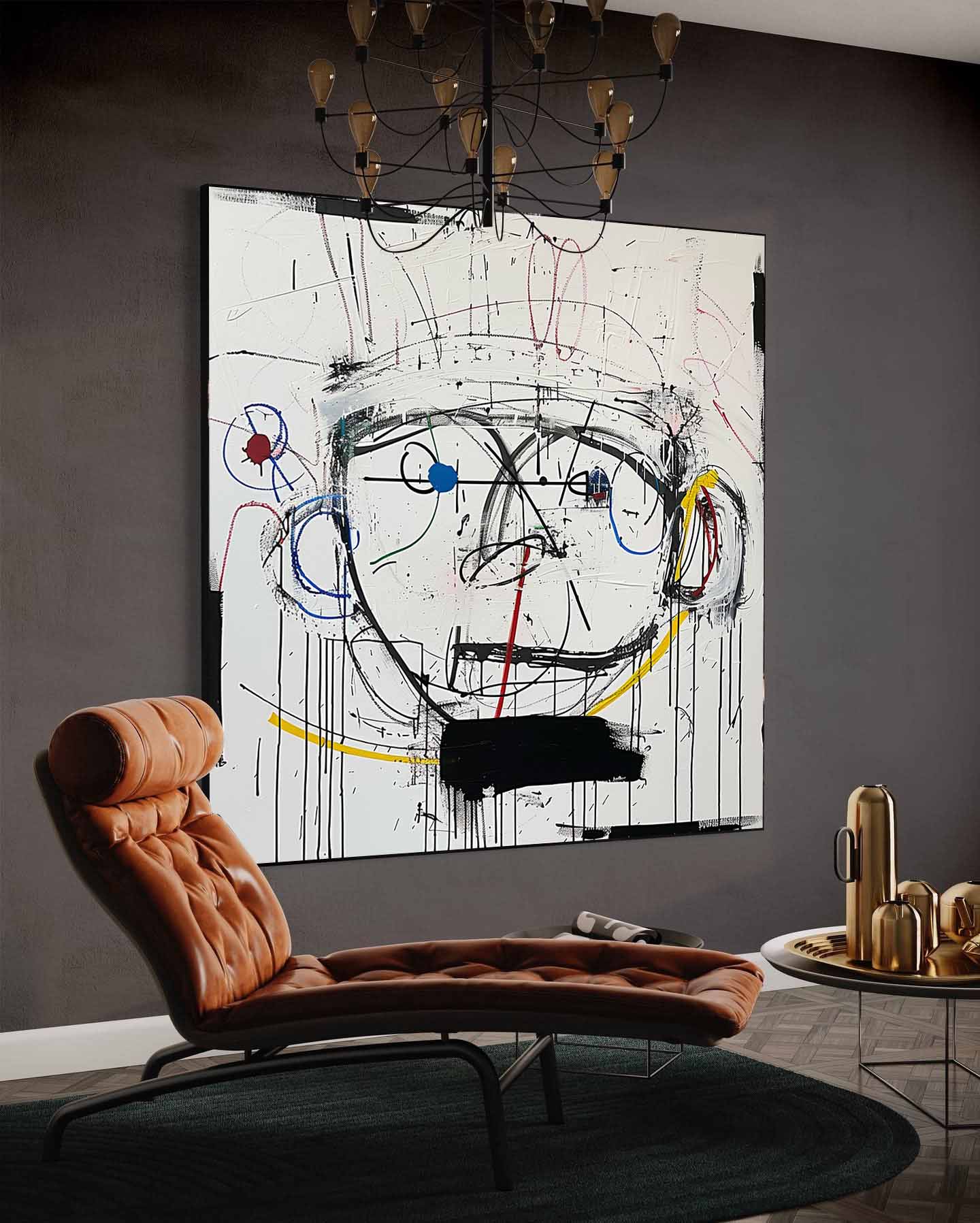 Wall Art Abstract Graffiti Figurative Dynamic Minimalist