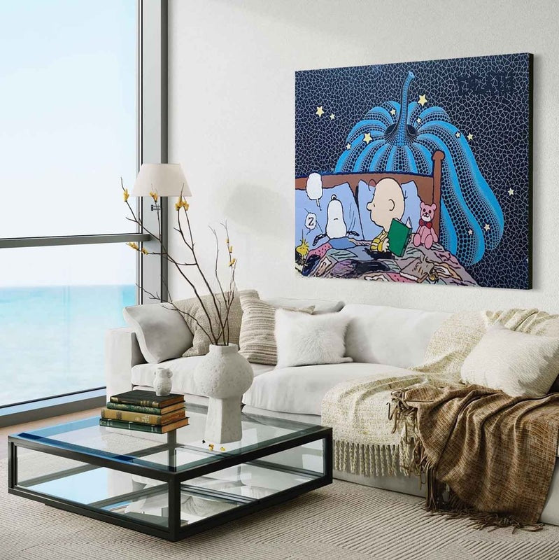 Wall Art Whimsical Textured Peanuts