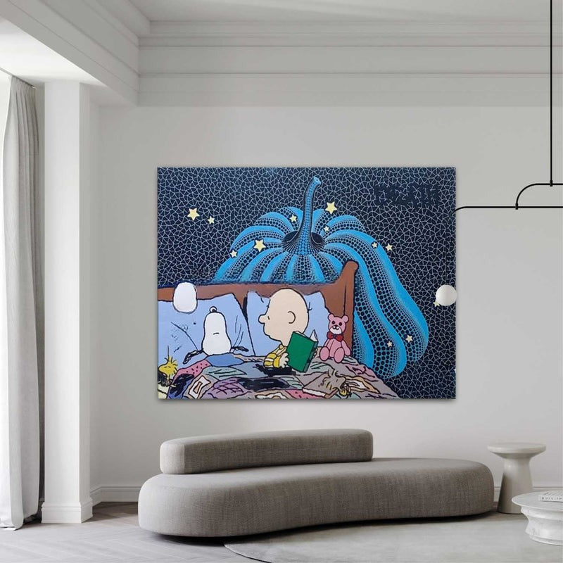Wall Art Whimsical Textured Peanuts