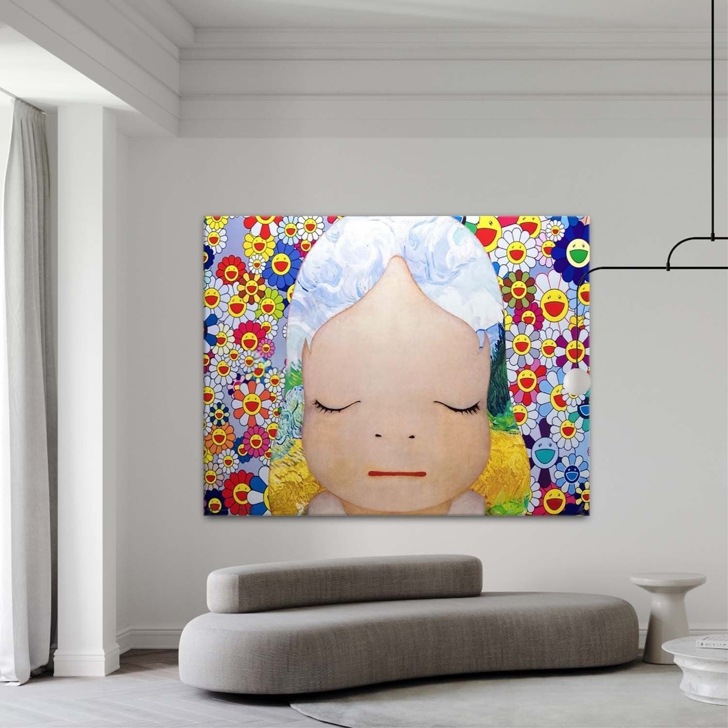 Wall Art Yoshitomo Nara Girl Murakami Flower