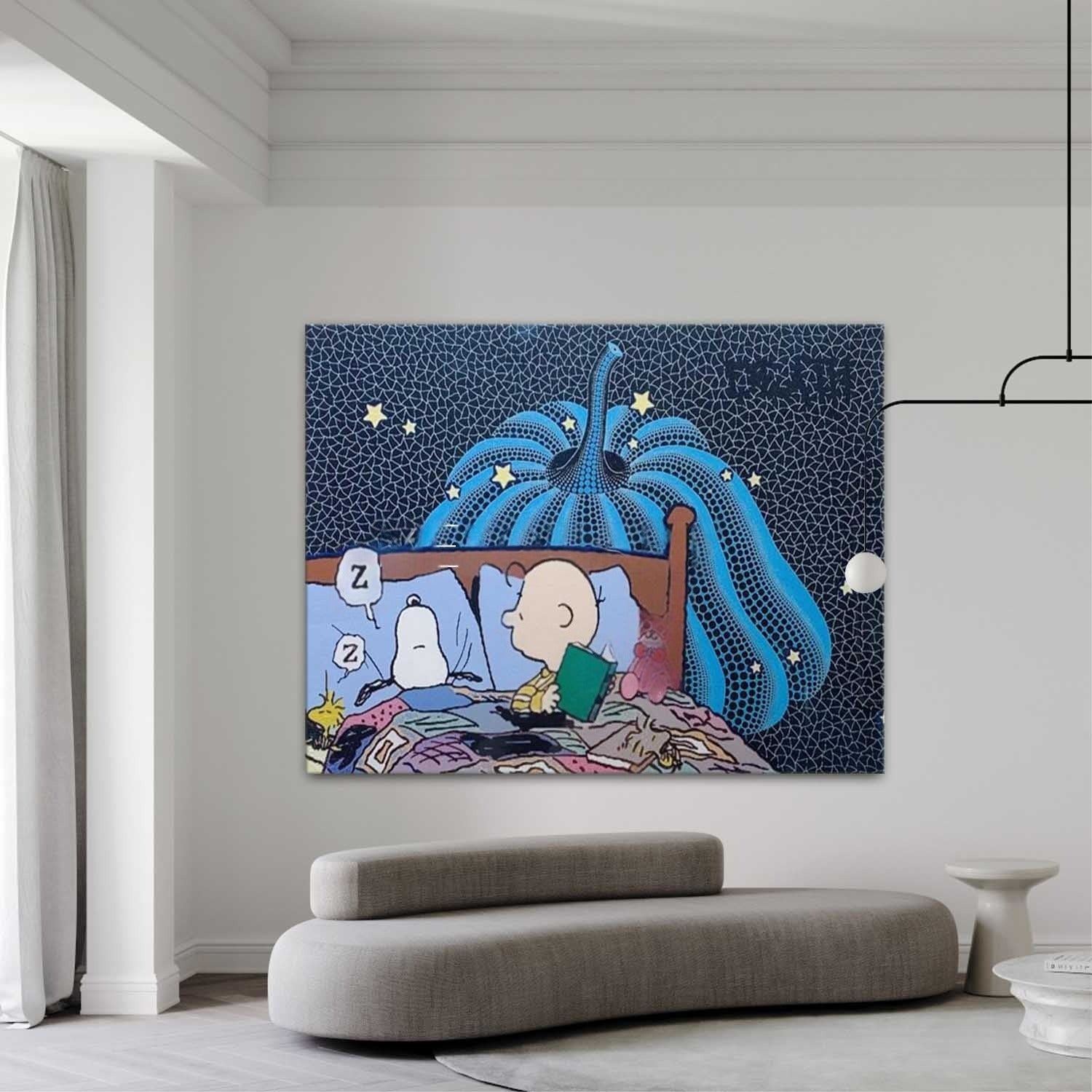 Wall Art Whimsical Textured Peanuts