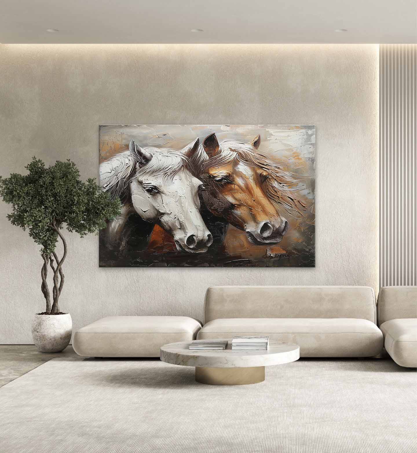 Contemporary Horse Art HA016 - Neutralighting