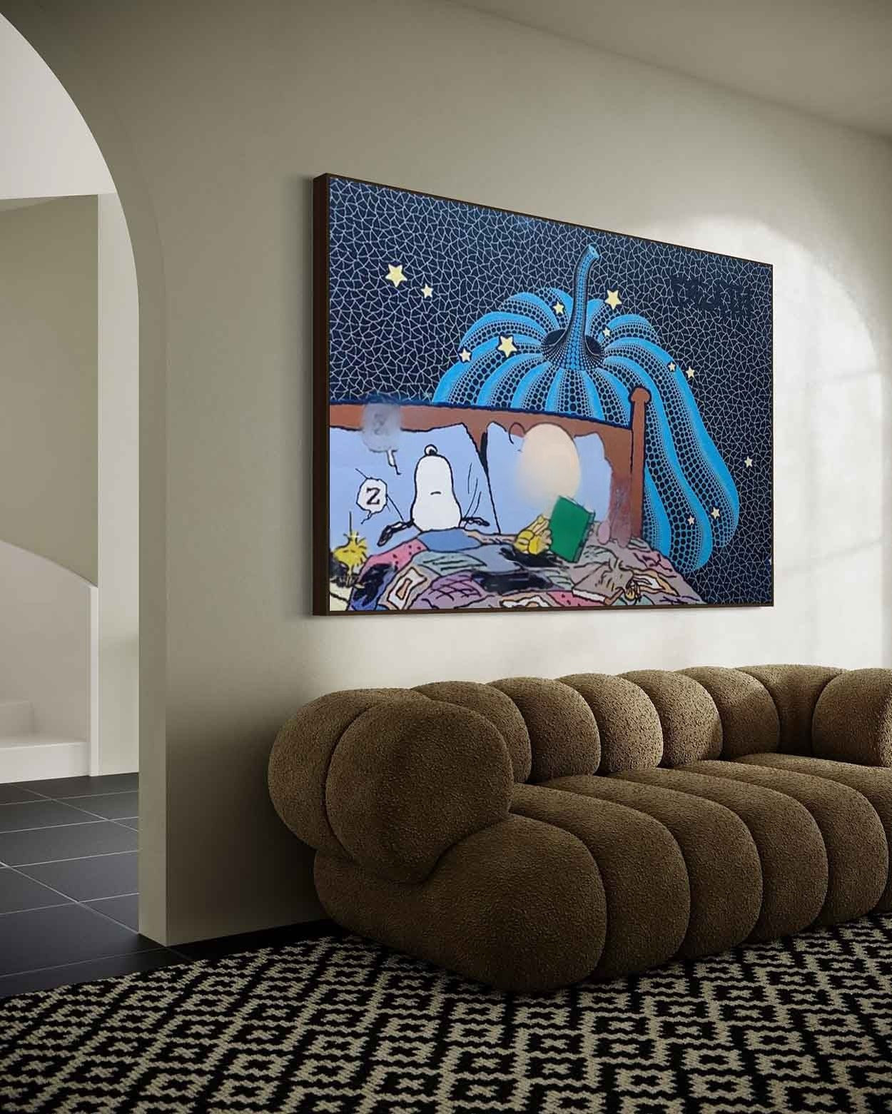 Wall Art Whimsical Textured Peanuts