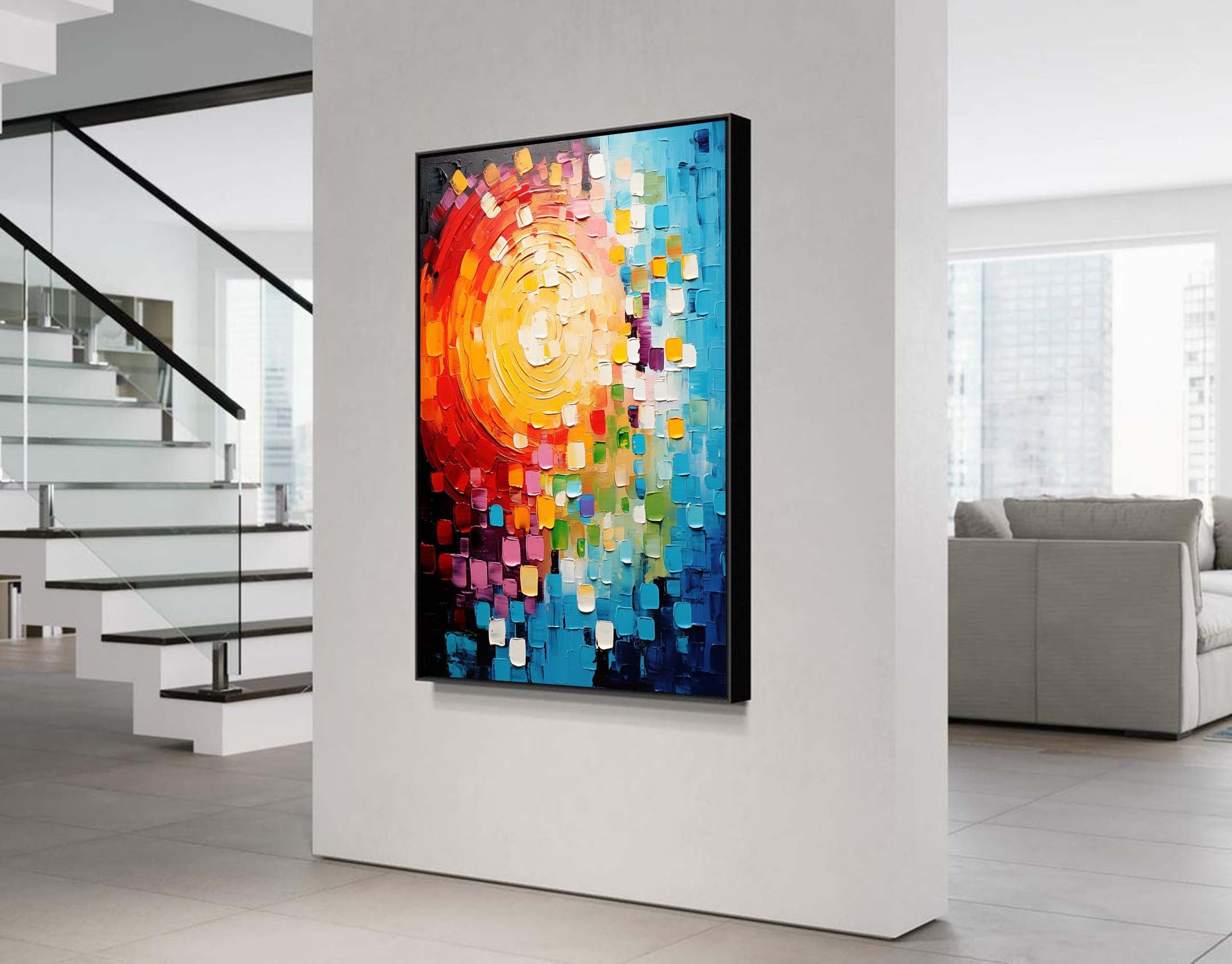 Wall Art Abstract Geometric Modern