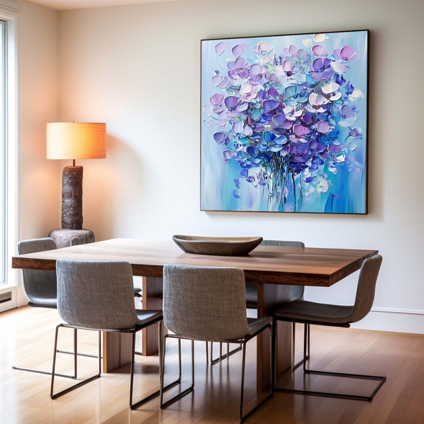 Lavender Blossom Garden Painting