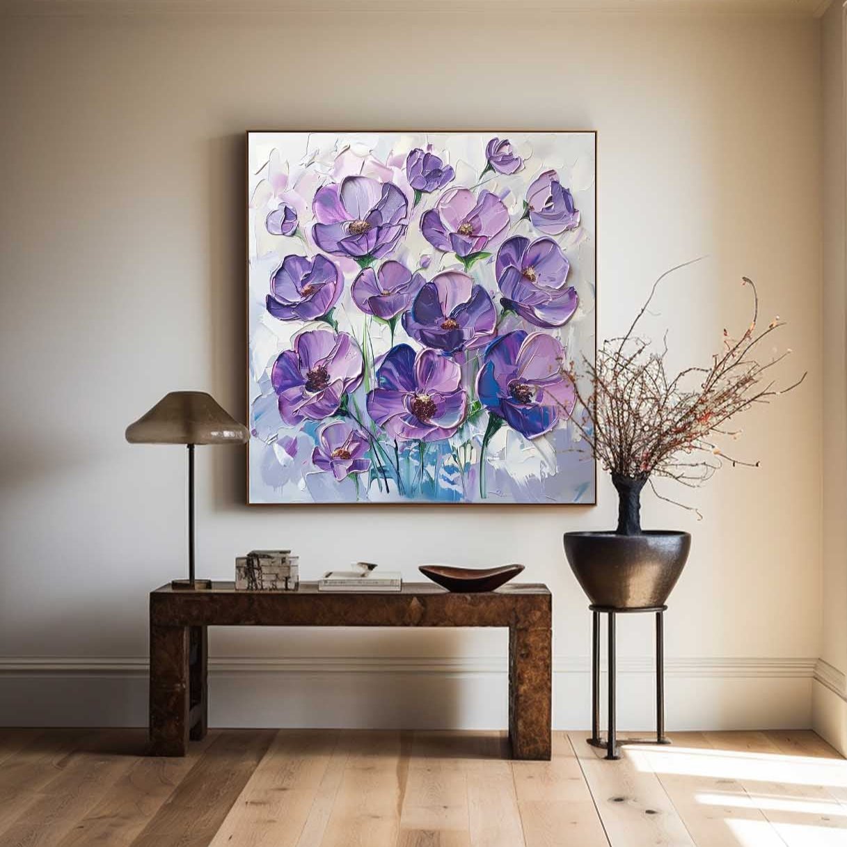 MoViolet Garden Blossoms in Blue