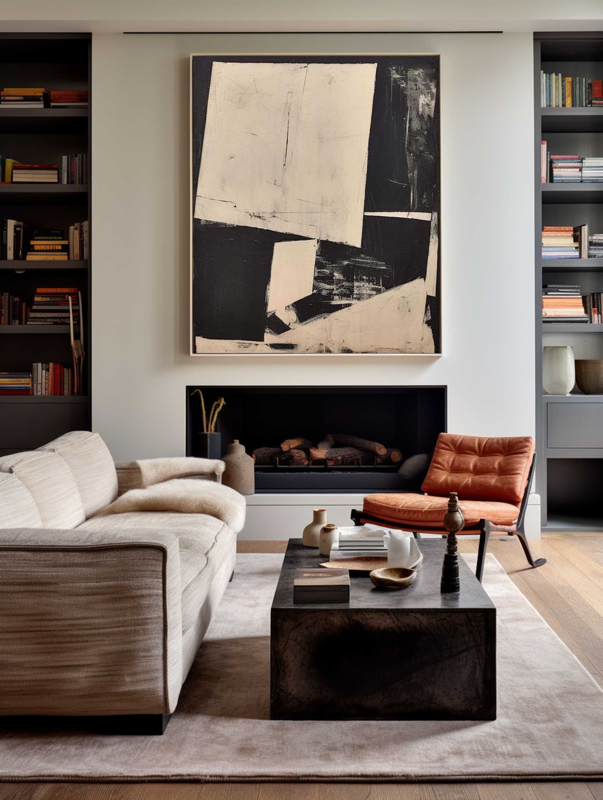 Wall Art Parchment Fragments