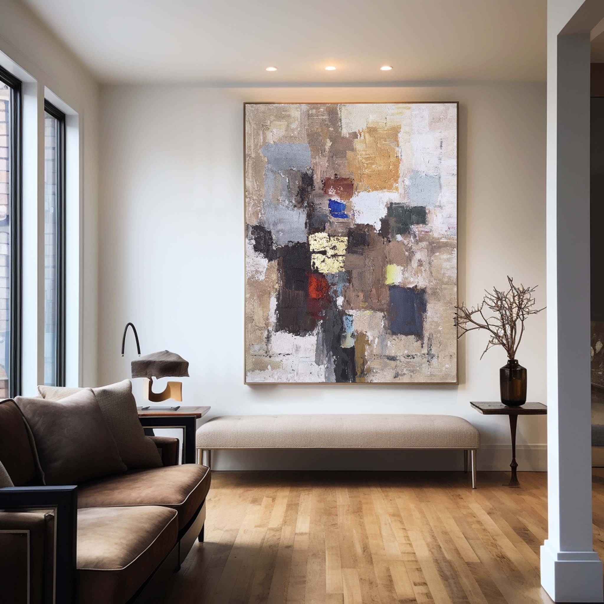 Abstract Geometric Painting
