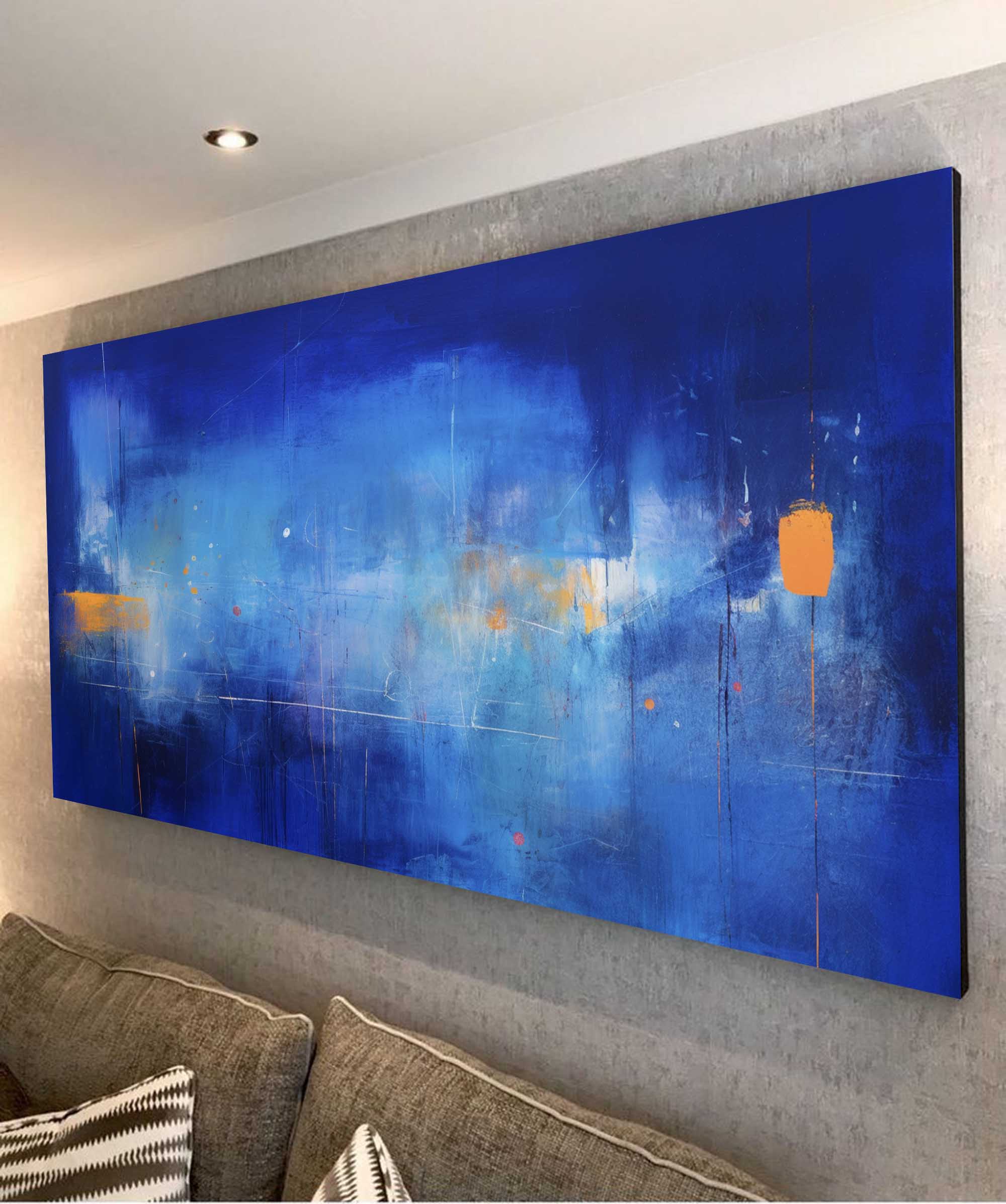 Abstract Canvas Art AB216 - Neutralighting