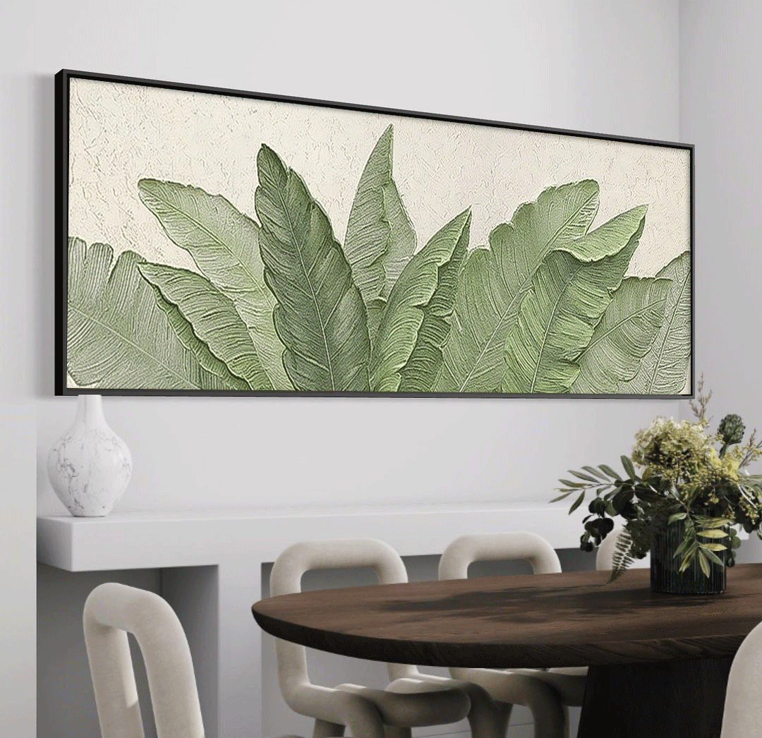 Wall Art Flower Painterly Contemporary Design