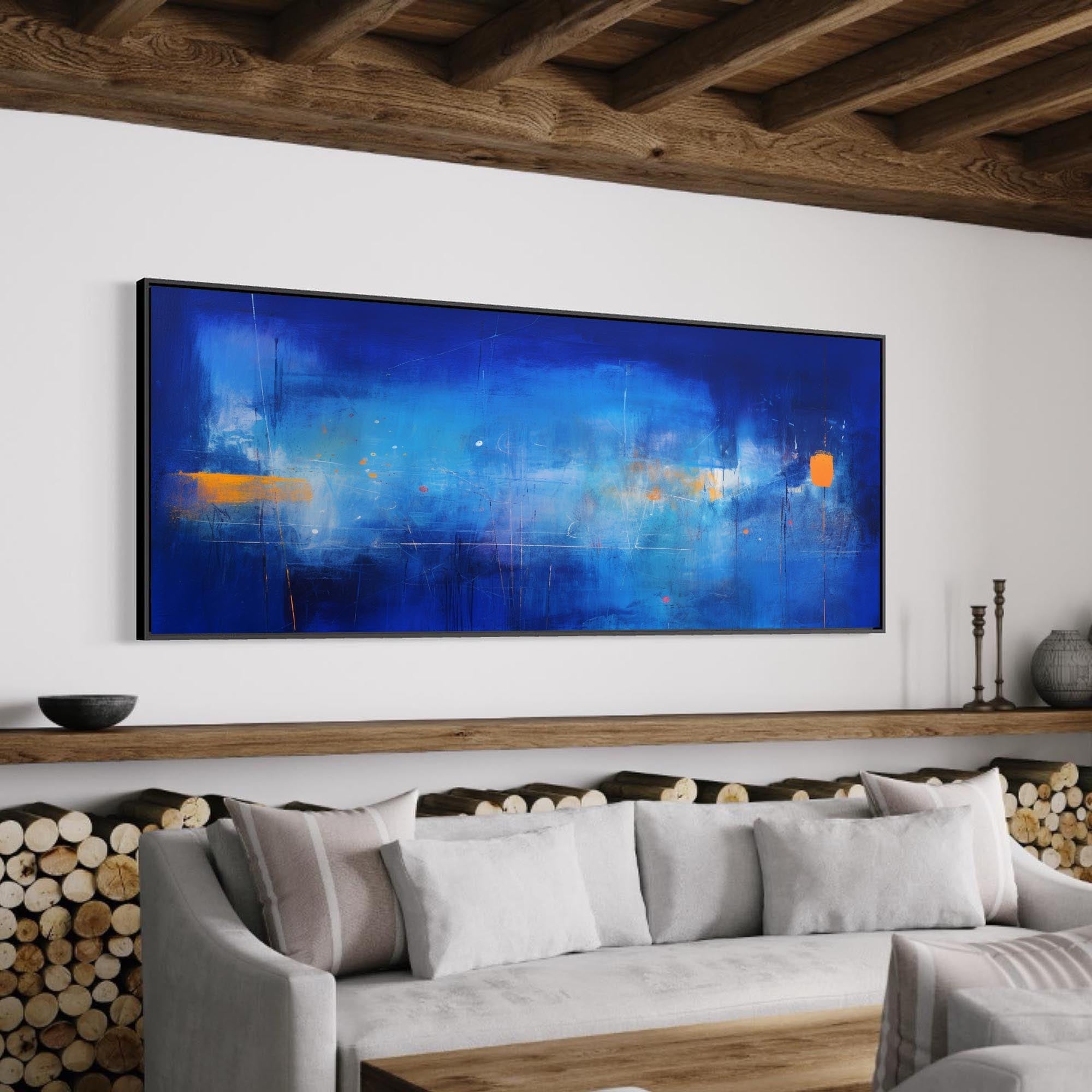 Abstract Canvas Art AB216 - Neutralighting