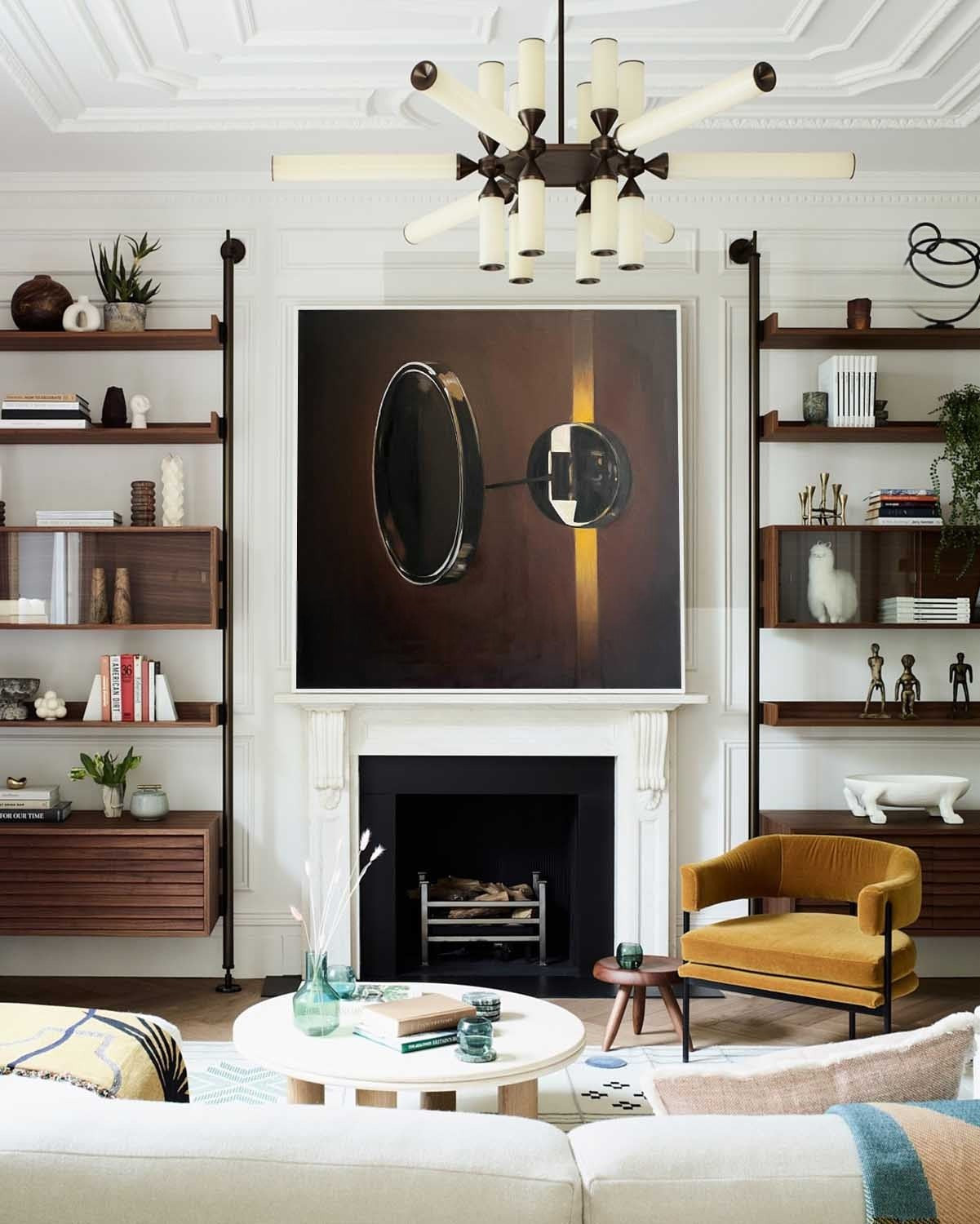 Wall Art Sleek Textured Metallic Ring