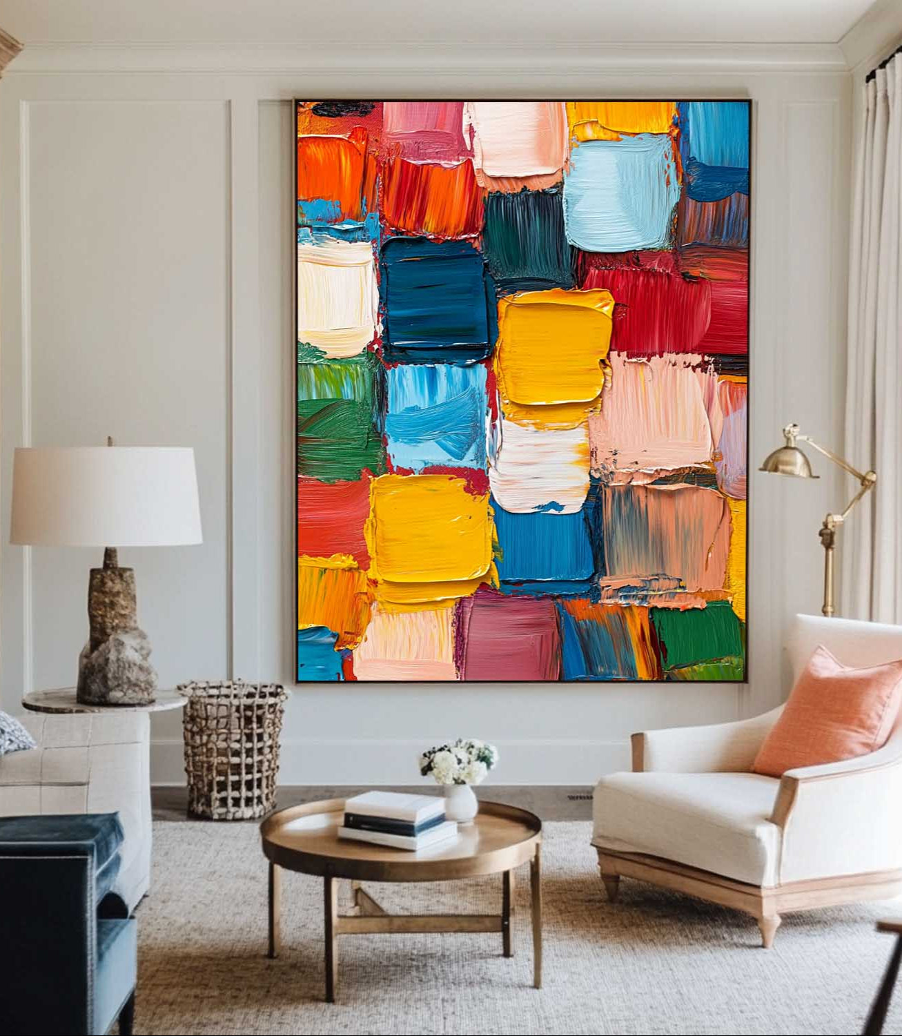 Modern Abstract Painting ABAV591 - Neutralighting