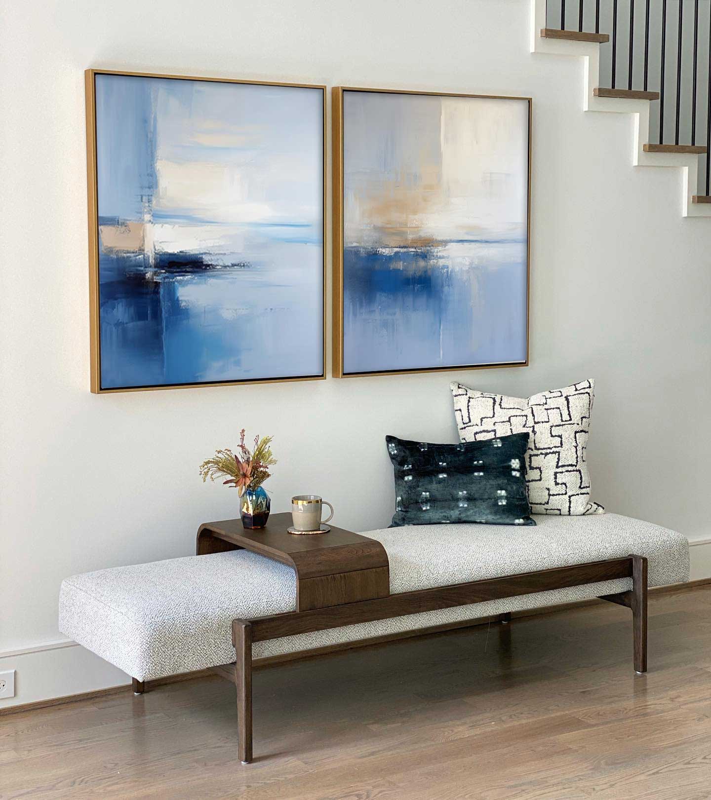 Wall Art Abstract Serene Calm Neutral Elegant