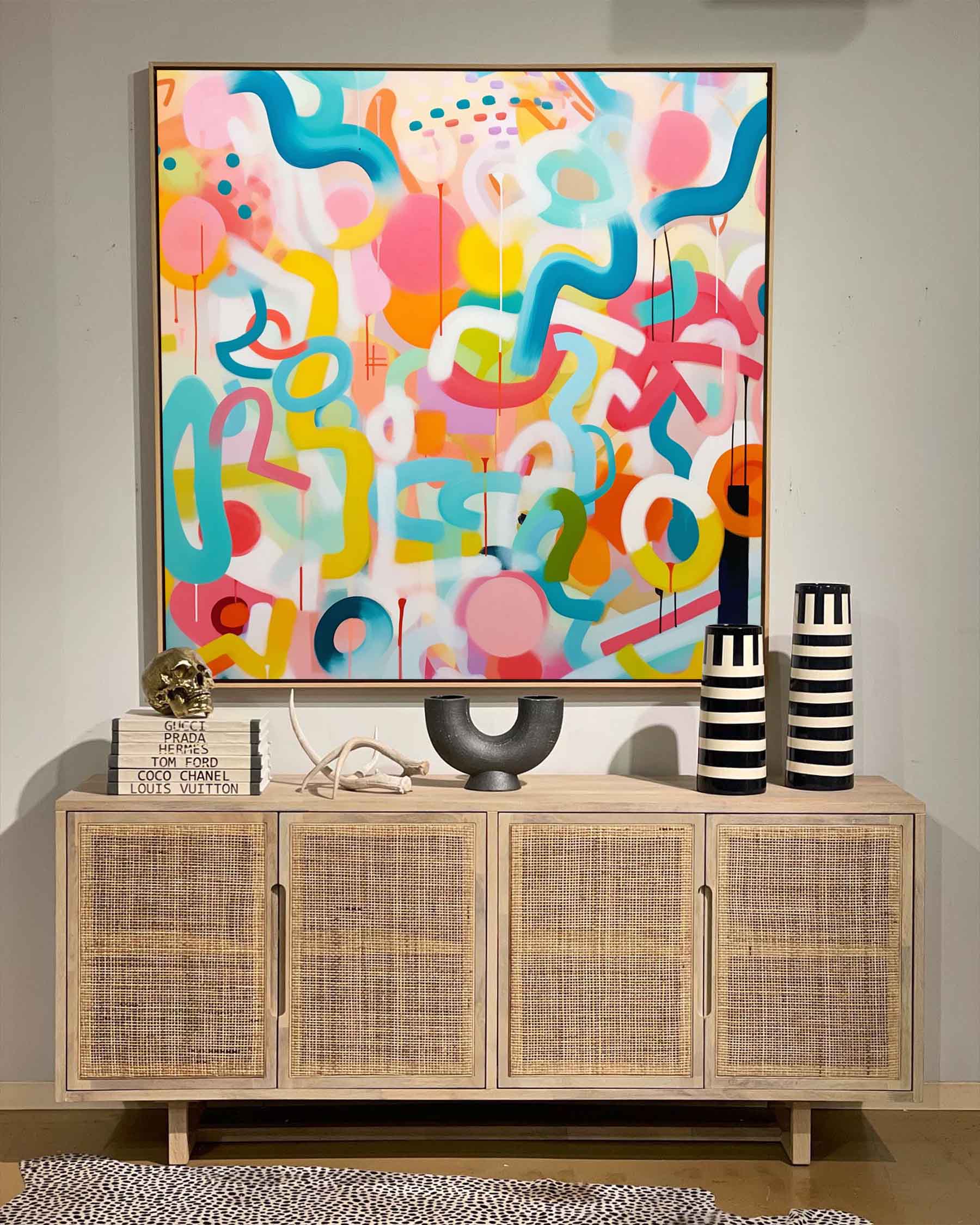 Wall Art Playful Abstract Energetic Fashion