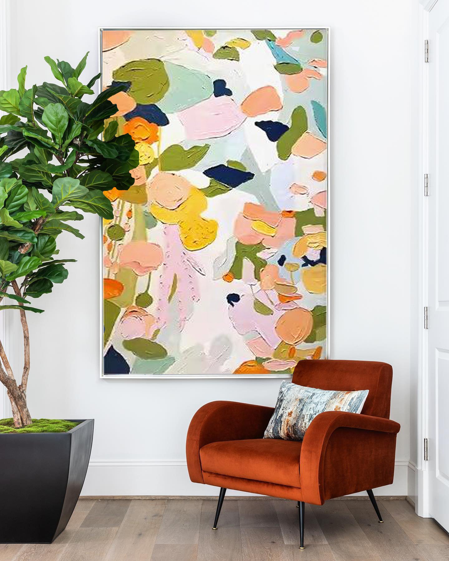 Abstract Canvas Art AB242 - Neutralighting