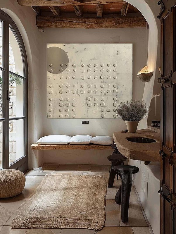 Wall Art Wabi-Sabi Minimalist Earthy Palette