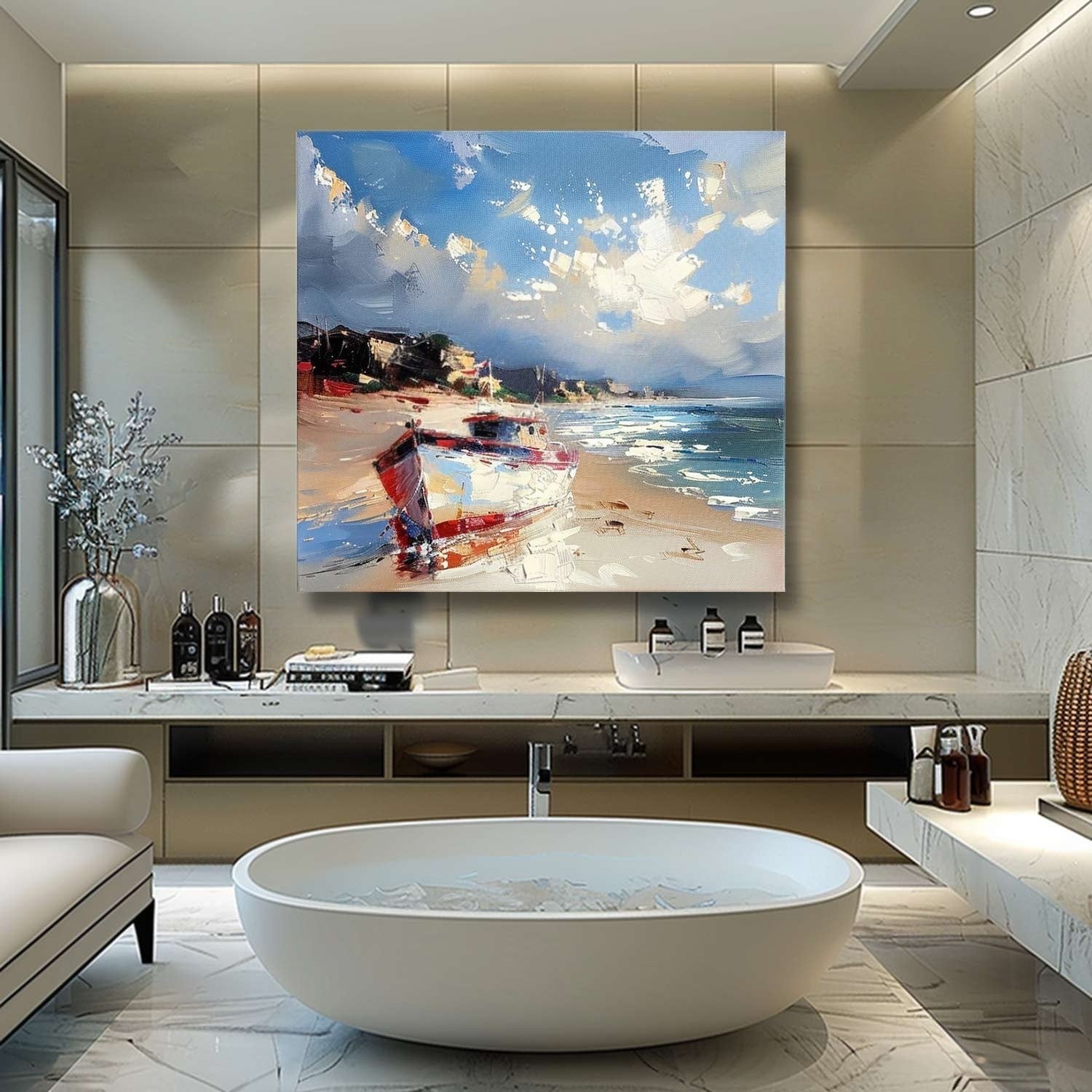 Wall Art Palette Knife Impasto