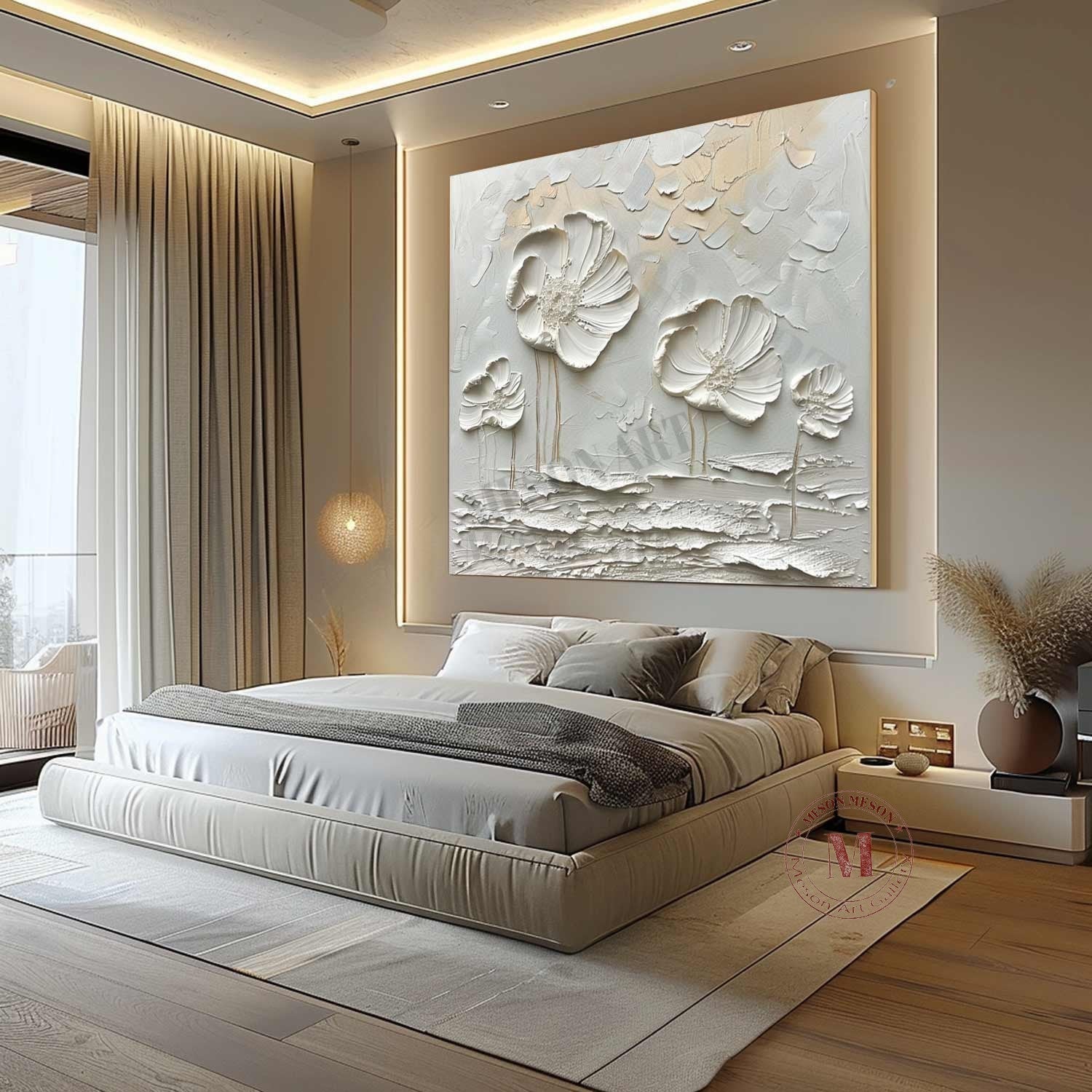 Plaster Art Texture Painting SG333 - Neutralighting