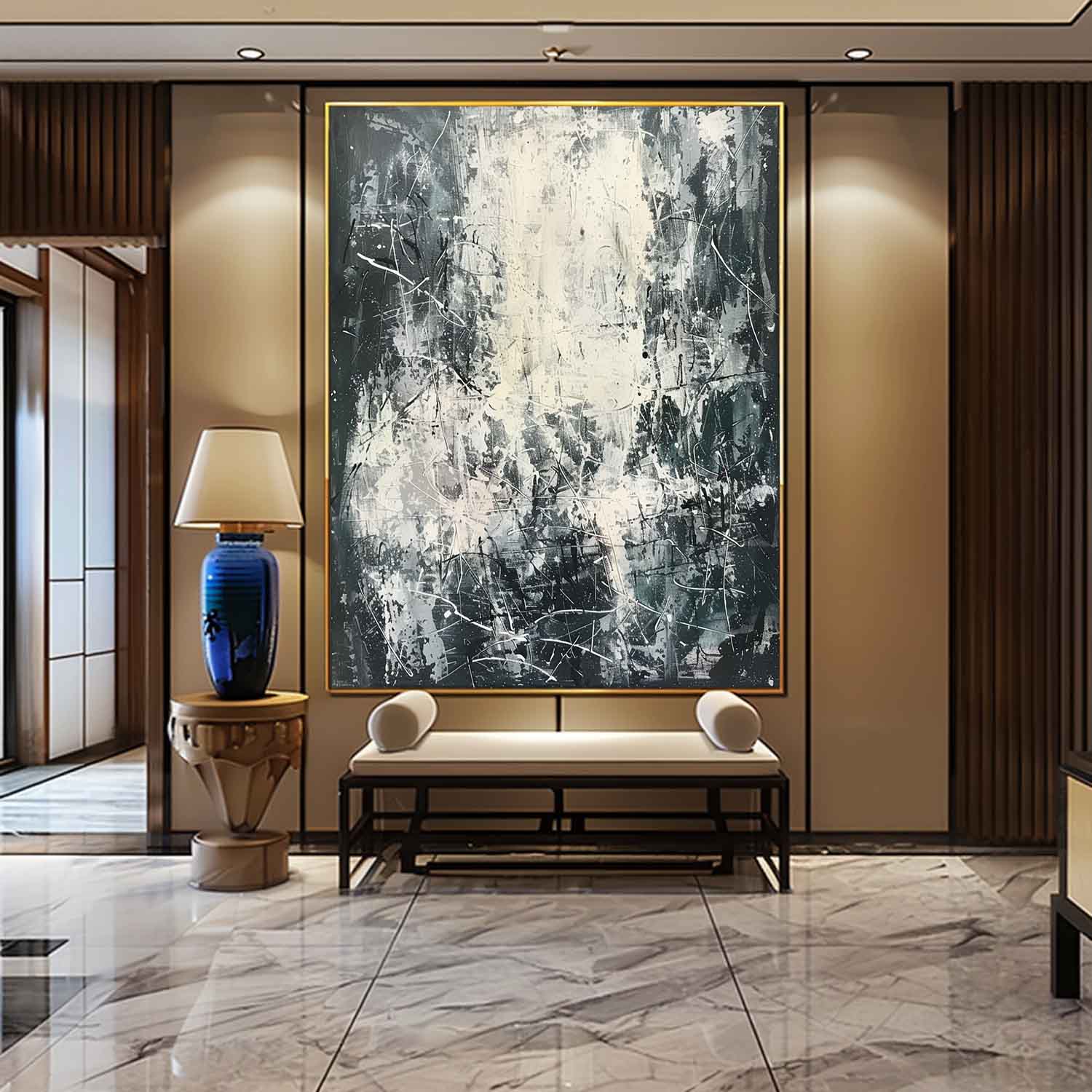 Abstract Expressionist Art AEA017 - Neutralighting