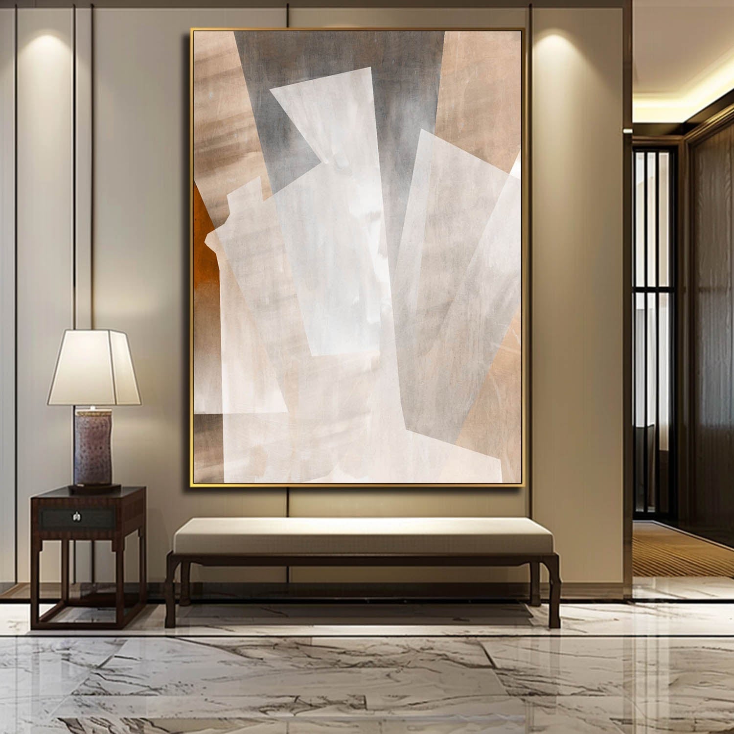 Contemporary Minimalist Art #MA086 - Neutralighting