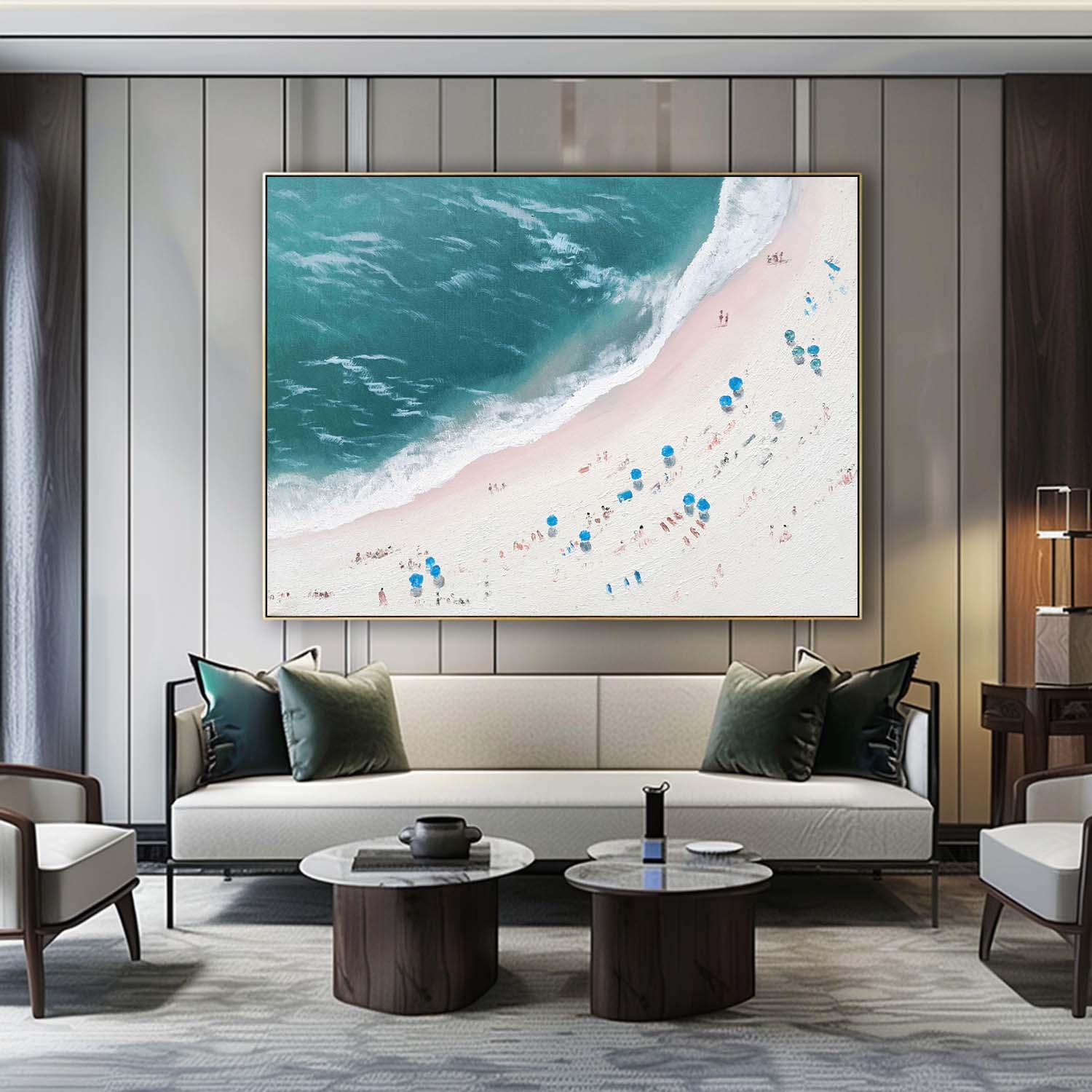 Plaster Art Texture Painting SG264 - Neutralighting