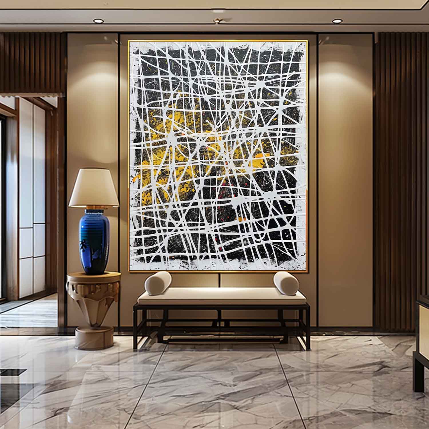 Abstract Expressionist Art AEA050 - Neutralighting