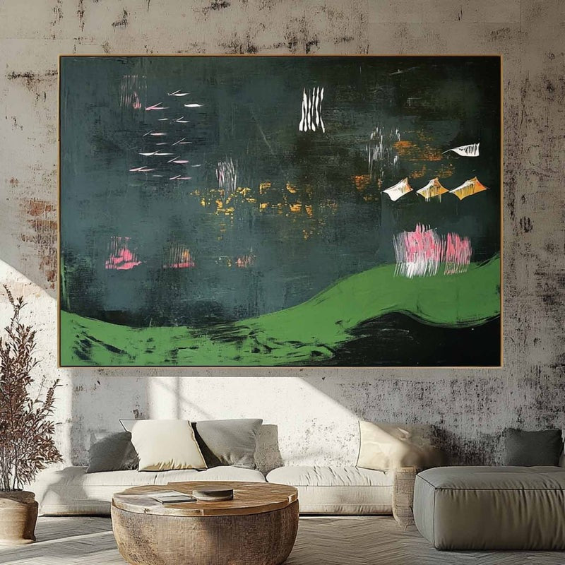 Wall Art Moody Textured Atmospheric Dark