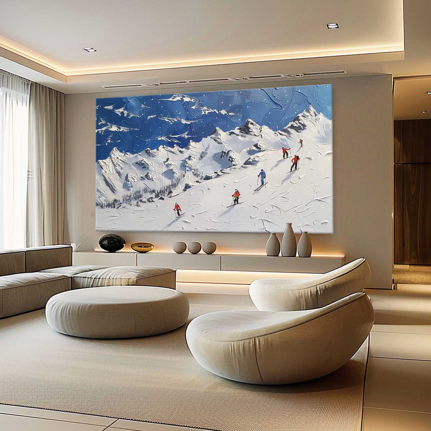 Plaster Art Texture Painting SG294 - Neutralighting