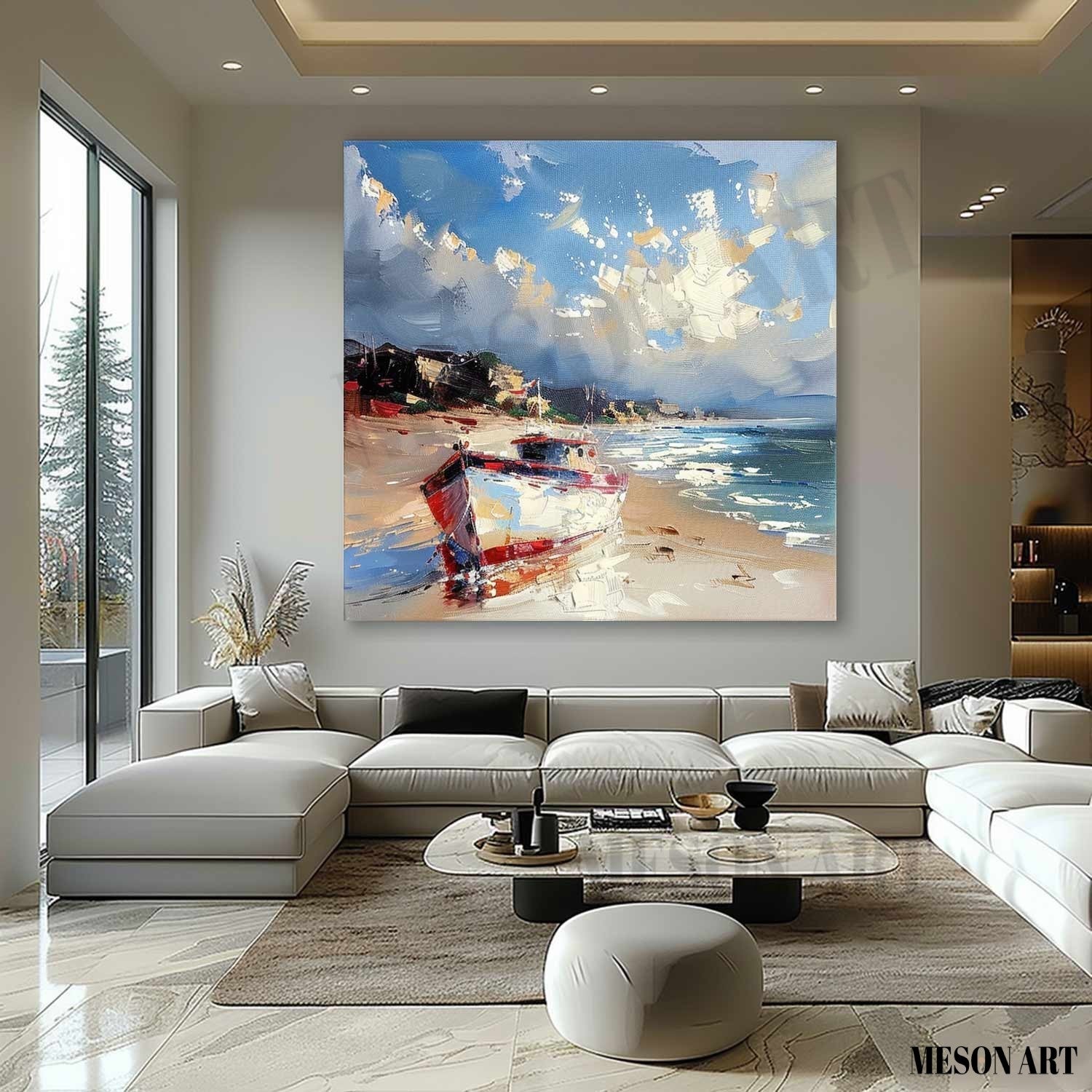 Wall Art Palette Knife Impasto