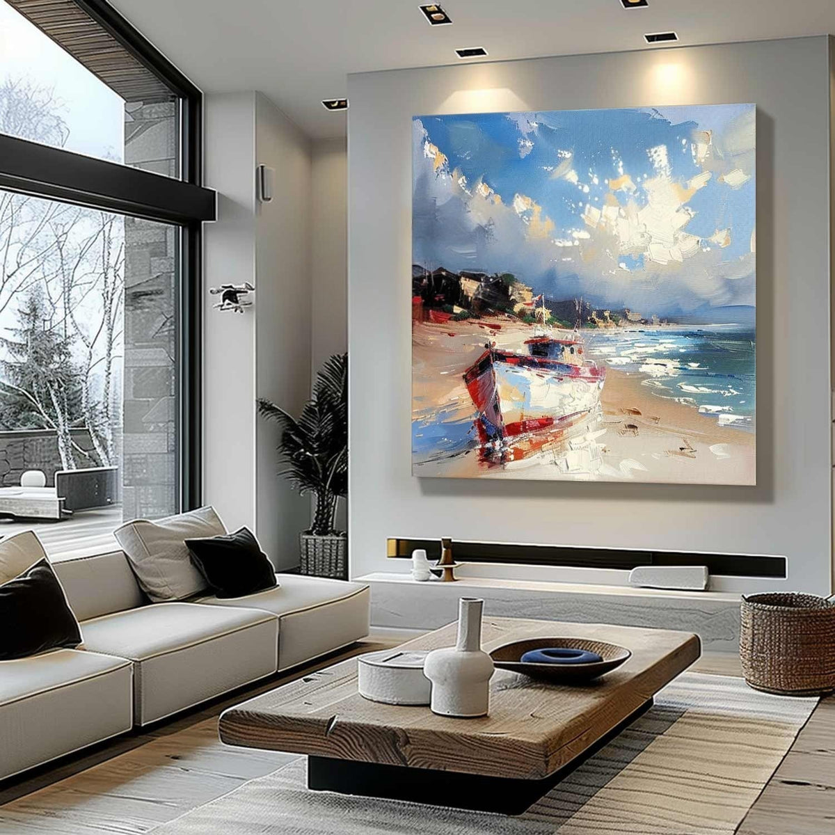 Wall Art Palette Knife Impasto