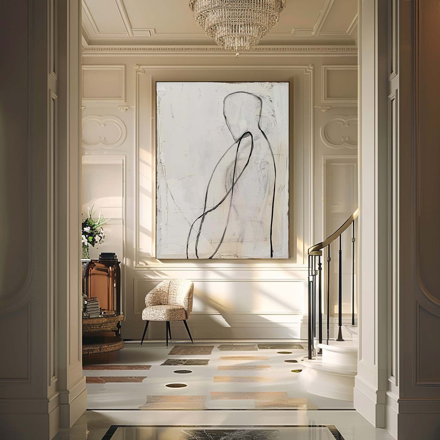 Contemporary Minimalist Art MA108 - Neutralighting