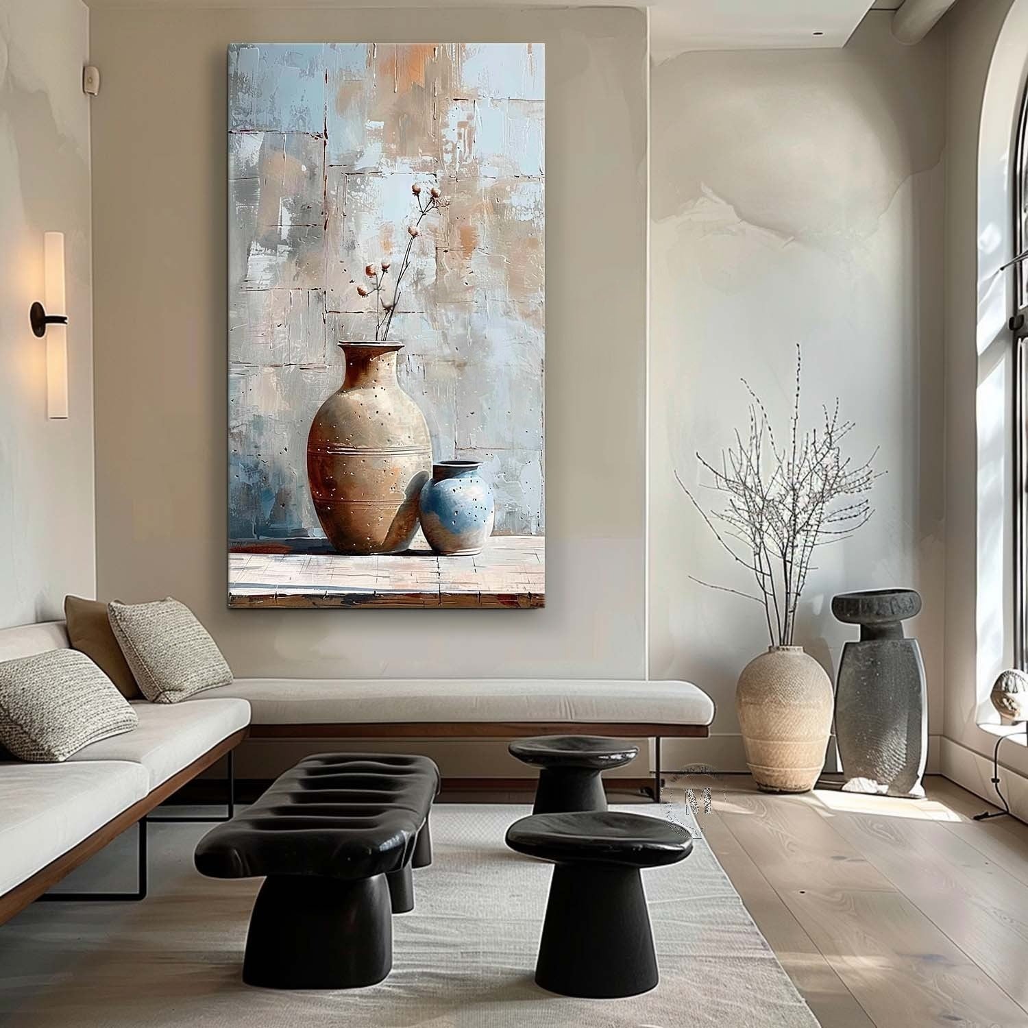 Wall Art Vertical Wabi-Sabi Still Life