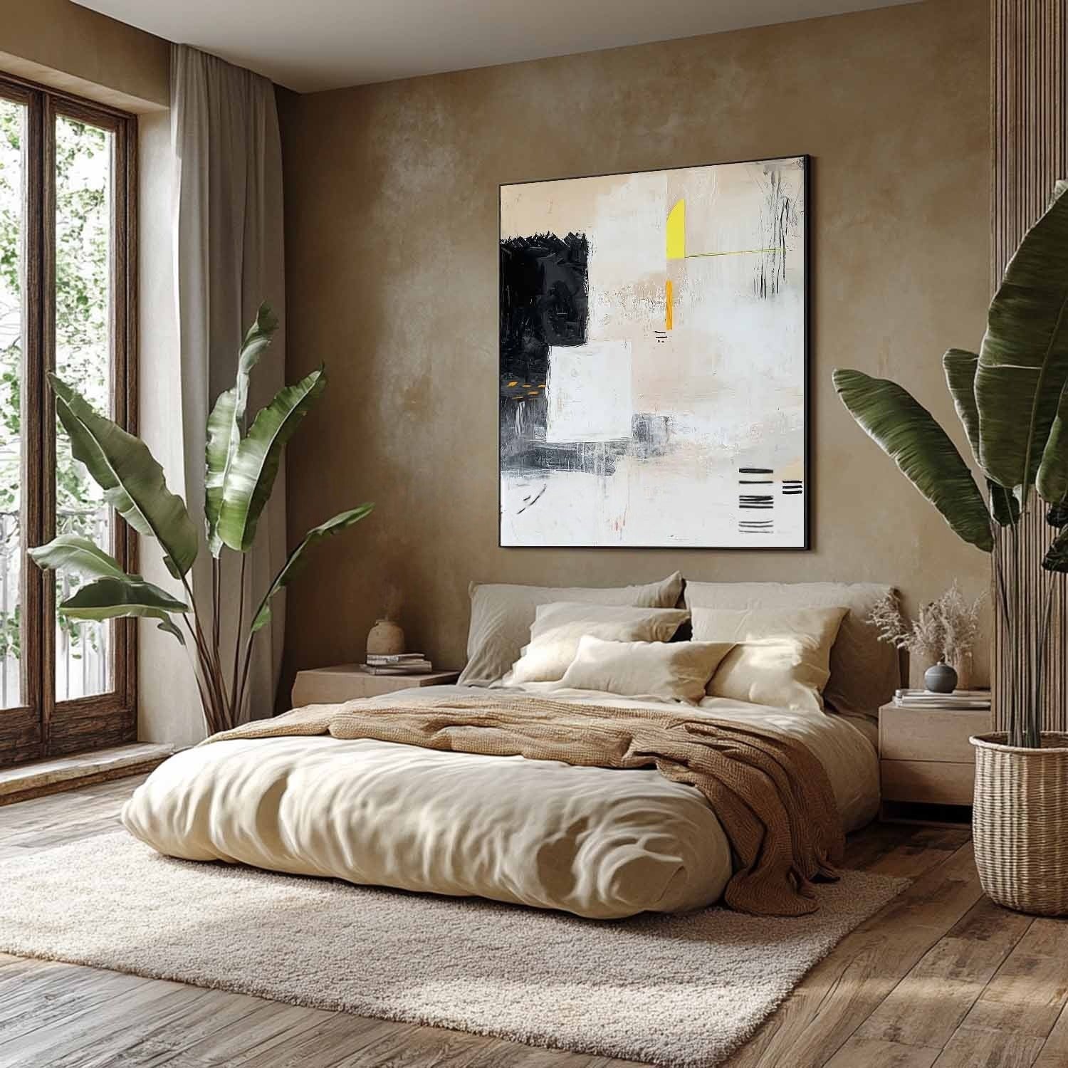 Wall Art Minimalist Textured Neutral