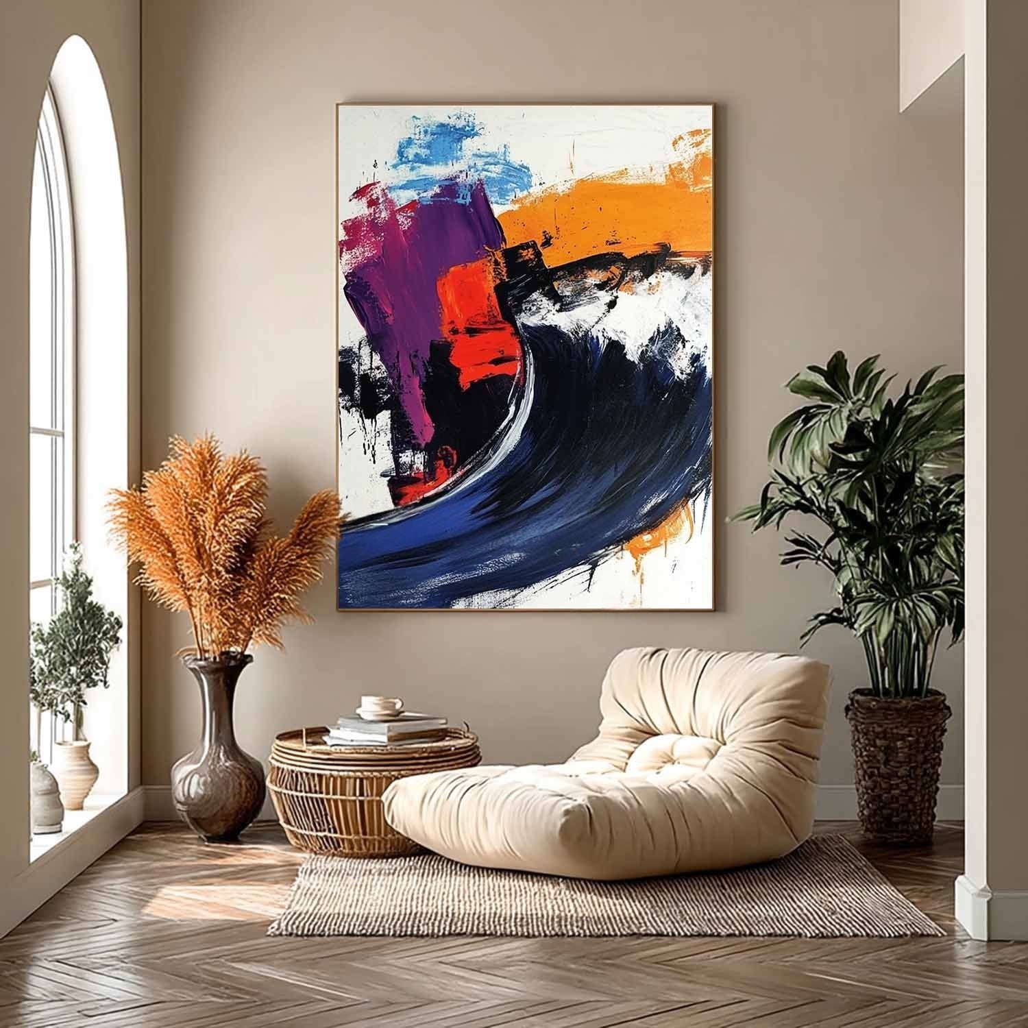 Wall Art Bold Textured Abstract