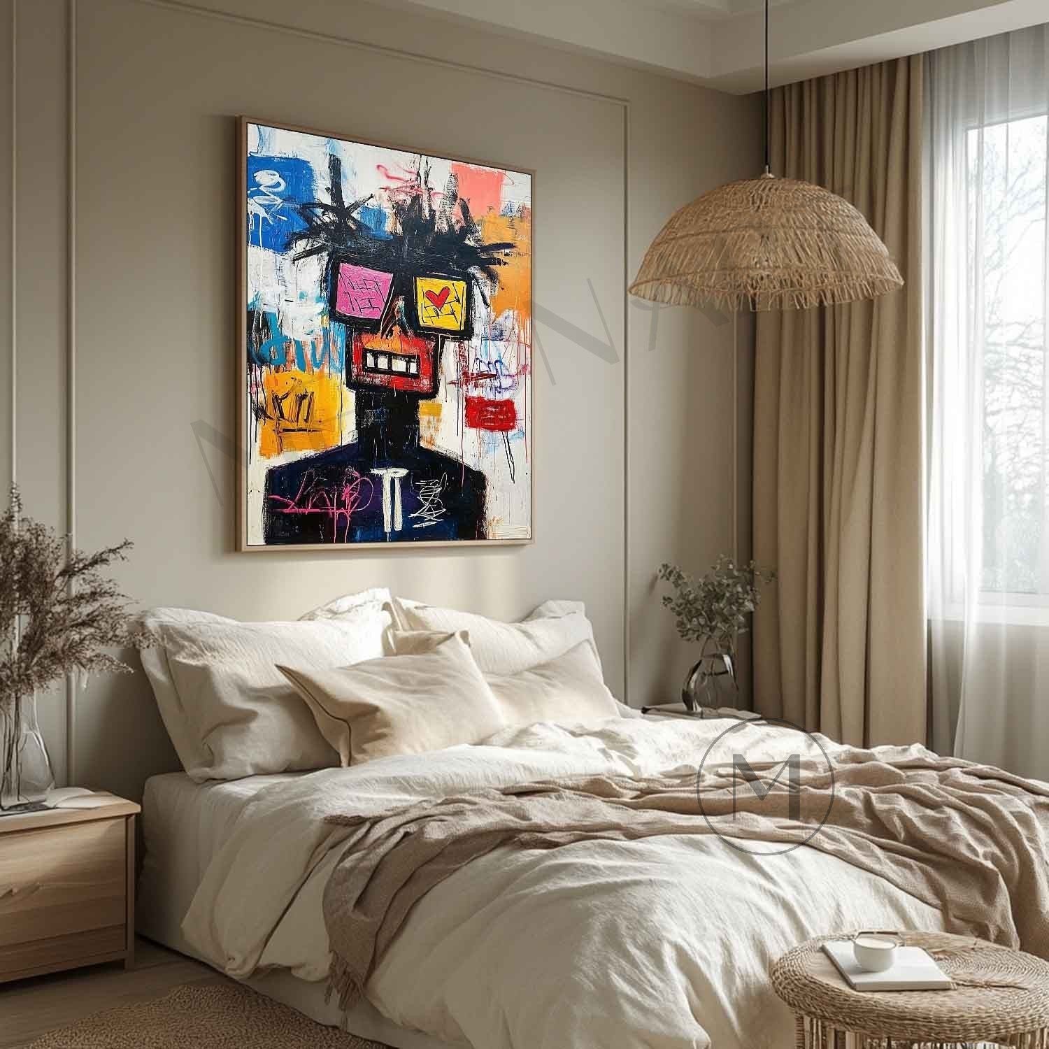 Wall Art Neo Expressionist Portrait
