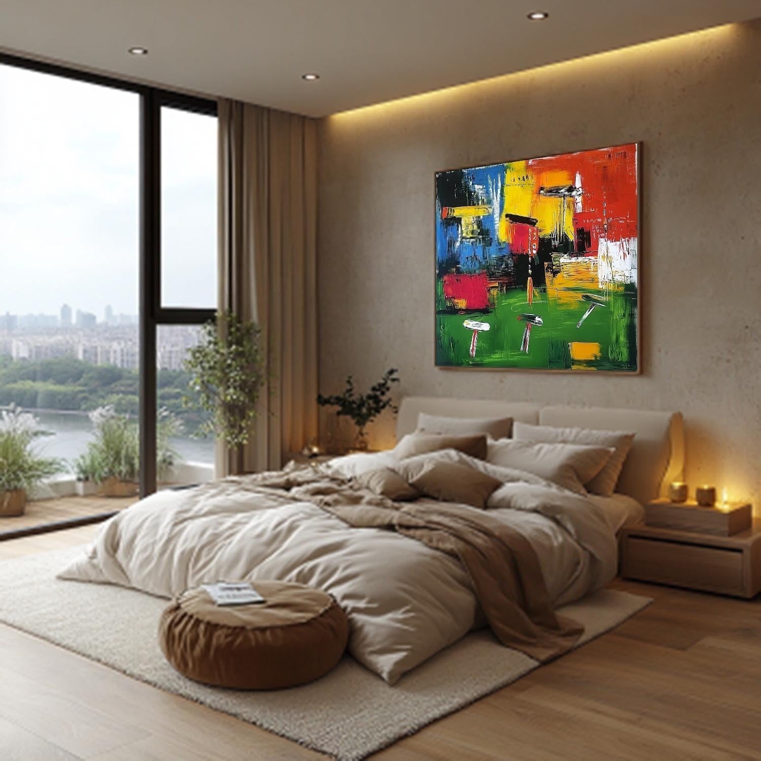 Wall Art Horizontal Expressionist Golf