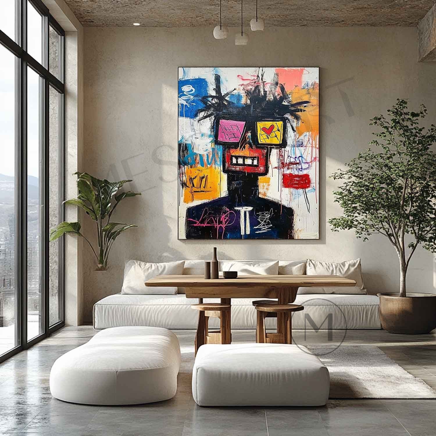 Wall Art Neo Expressionist Portrait