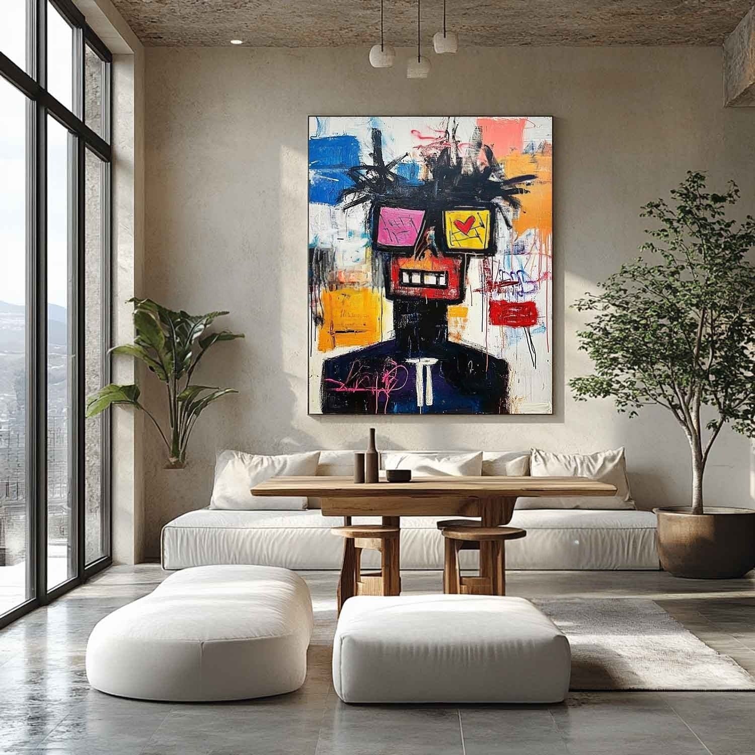 Wall Art Neo Expressionist Portrait