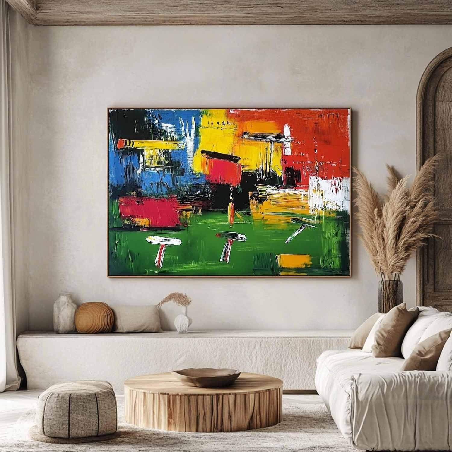 Wall Art Horizontal Expressionist Golf