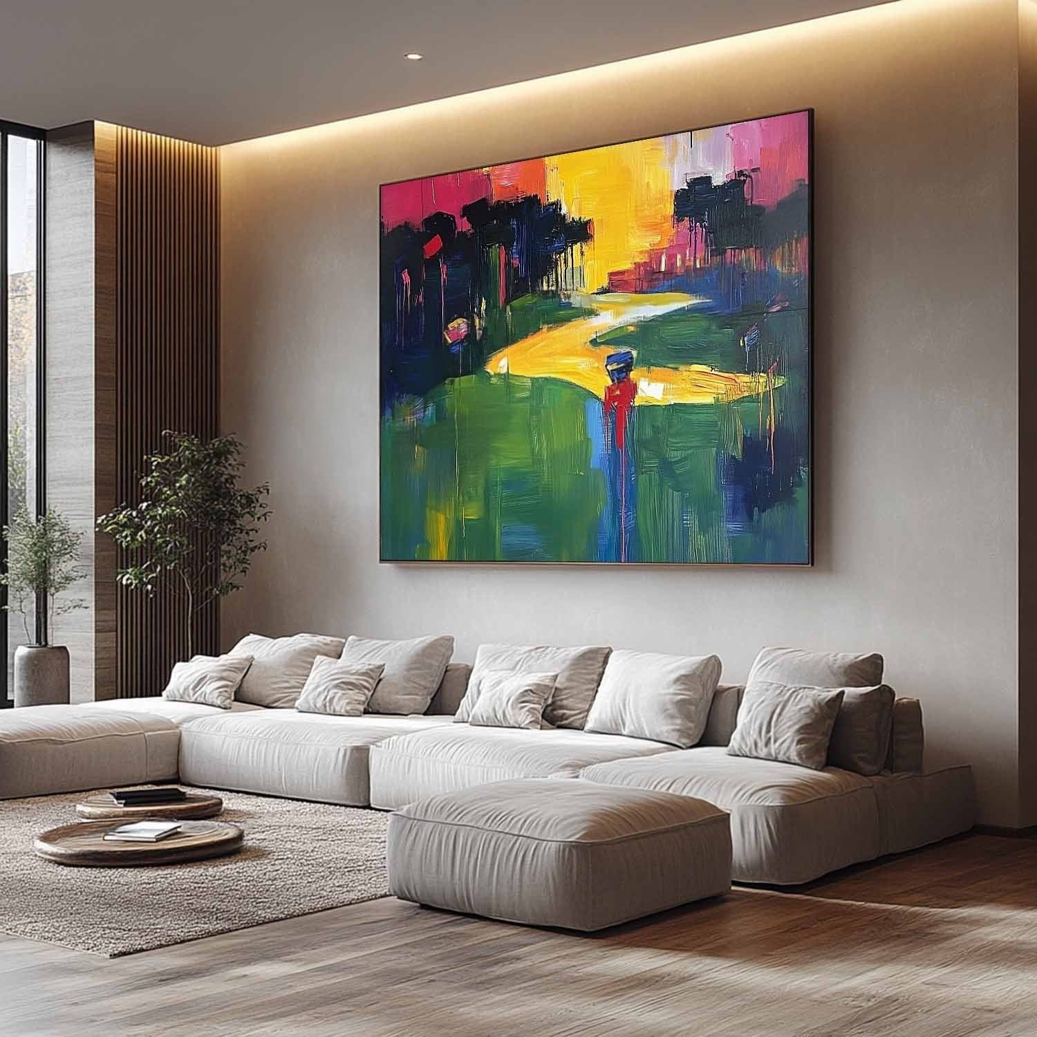 Wall Art Horizontal Golf Course Landscape