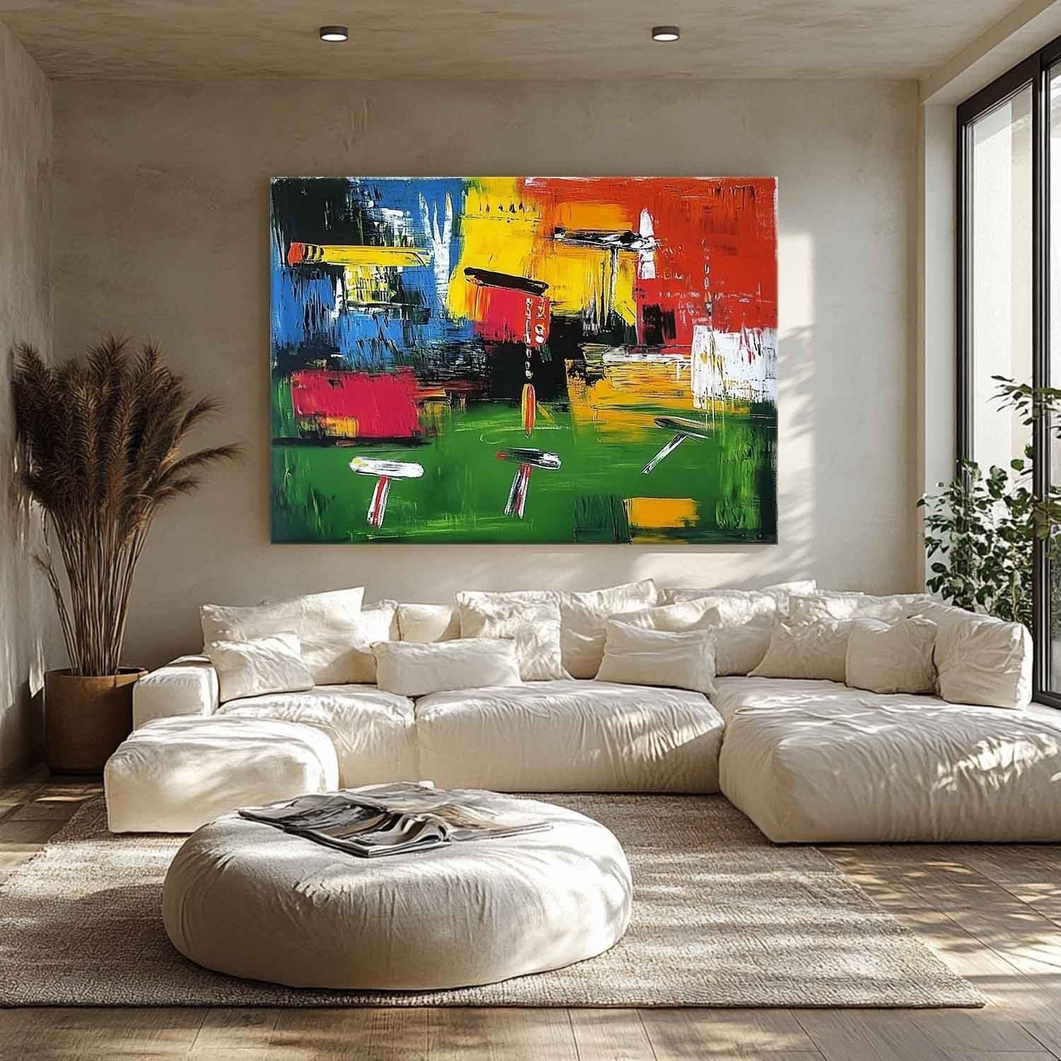 Wall Art Horizontal Expressionist Golf