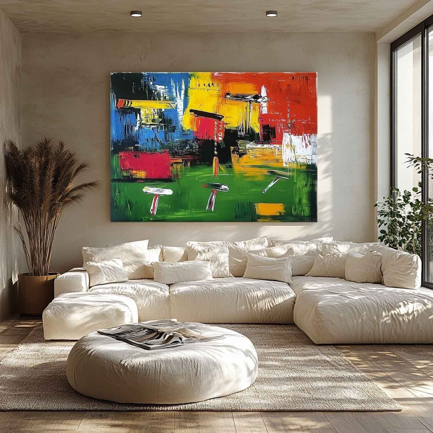 Wall Art Horizontal Expressionist Golf