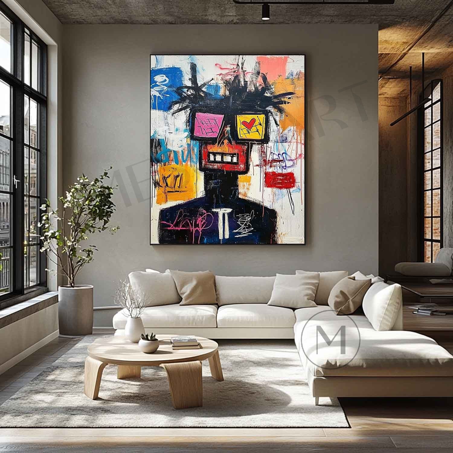 Wall Art Neo Expressionist Portrait