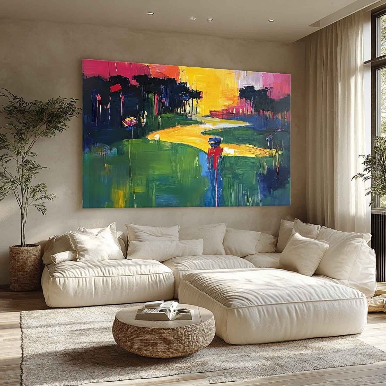 Wall Art Horizontal Golf Course Landscape