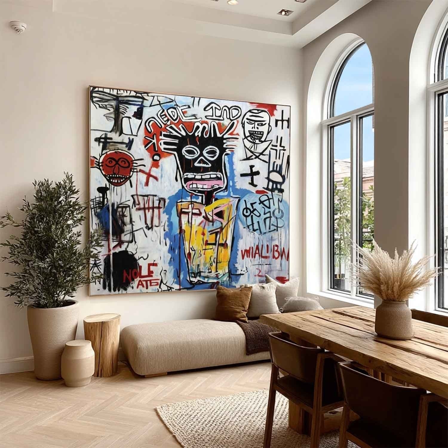 Wall Art Bold Textured Neo Expressionist