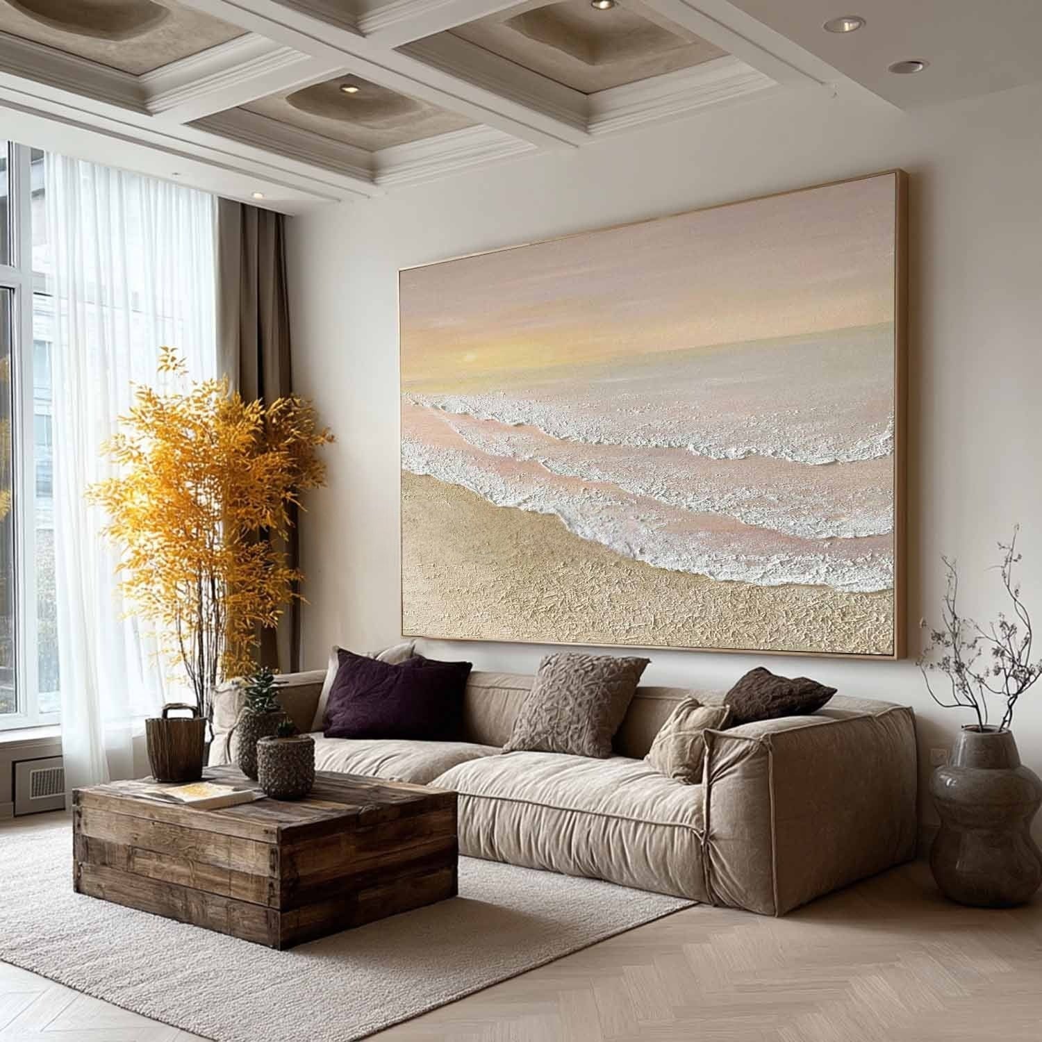 Wall Art Horizontal Coastal Sunset