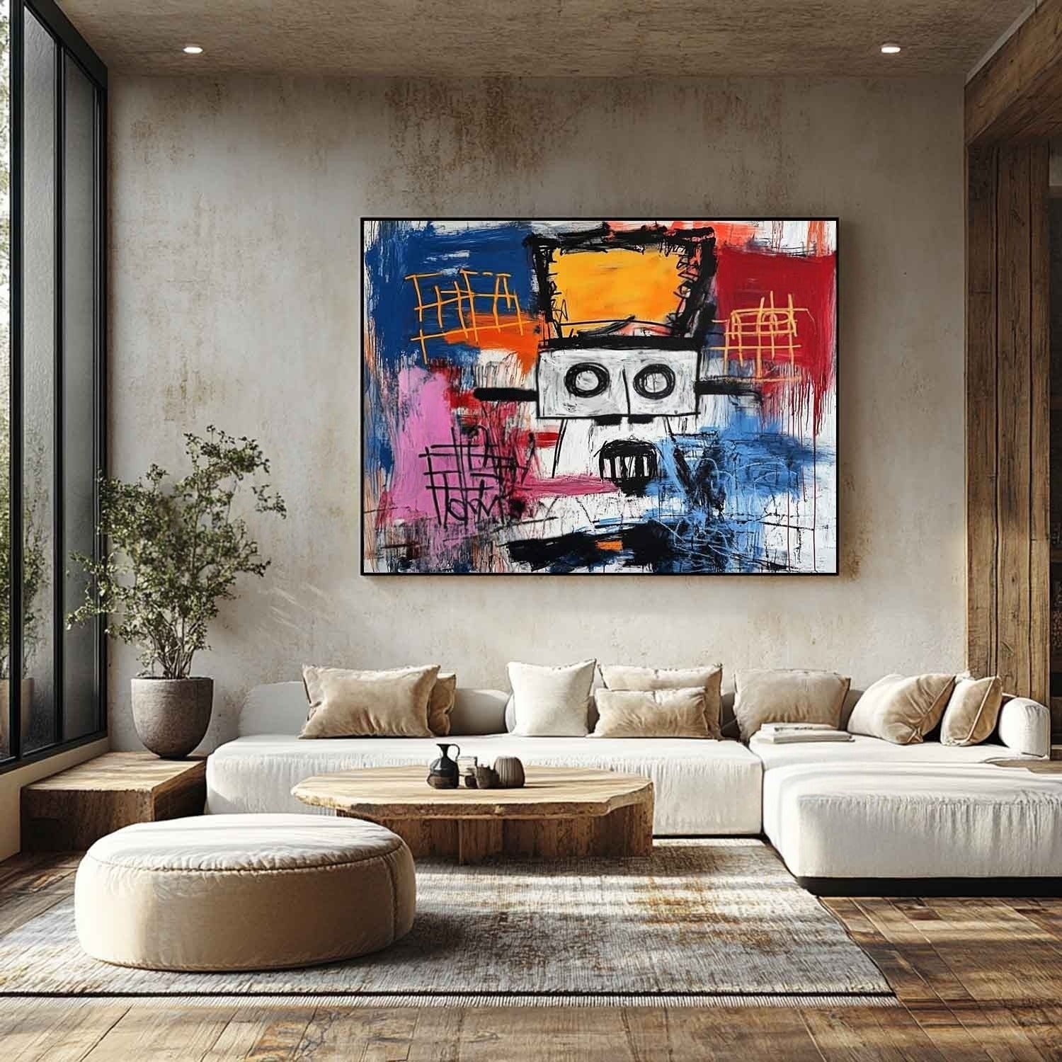Wall Art Horizontal Neo Expressionist