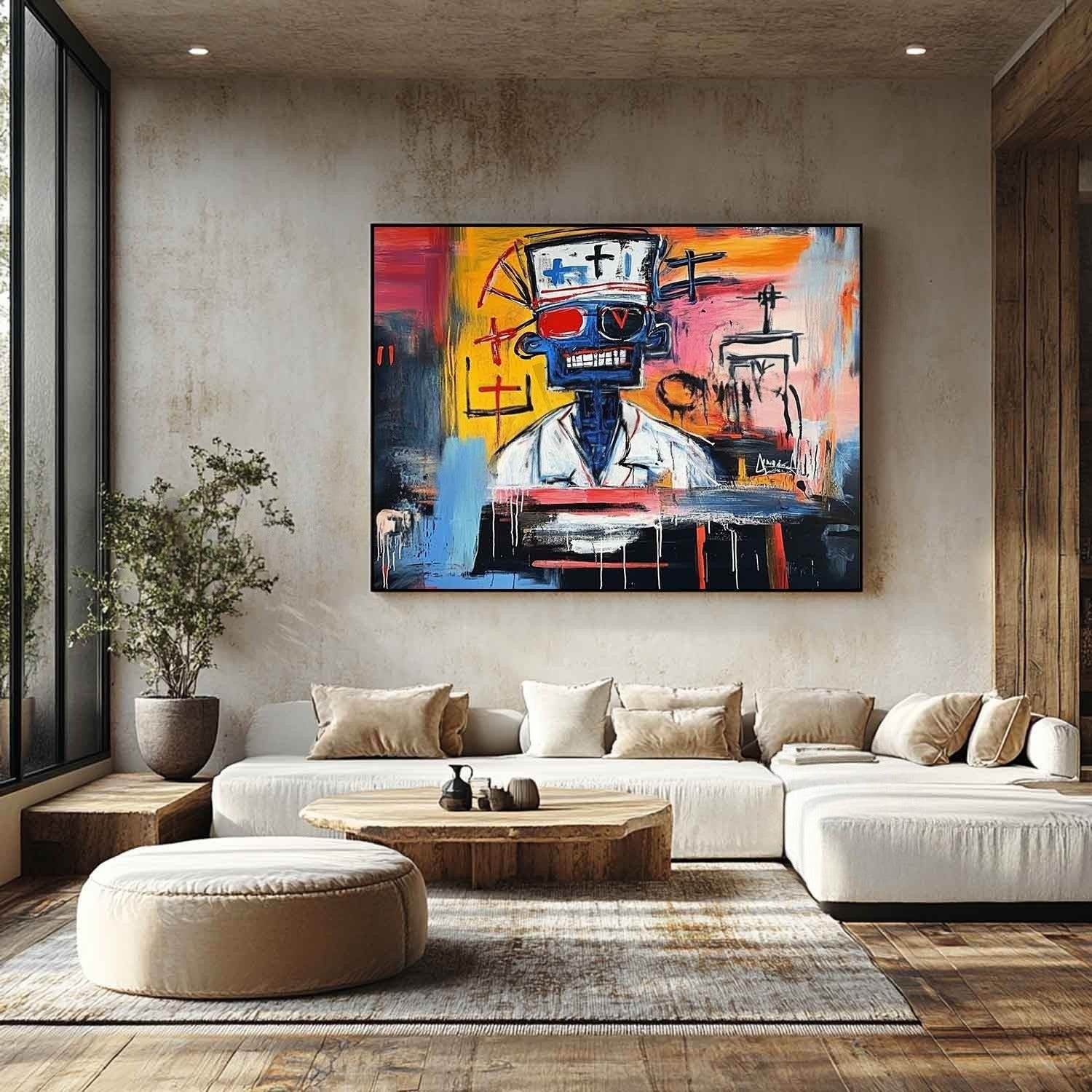 Wall Art Horizontal Neo Expressionist