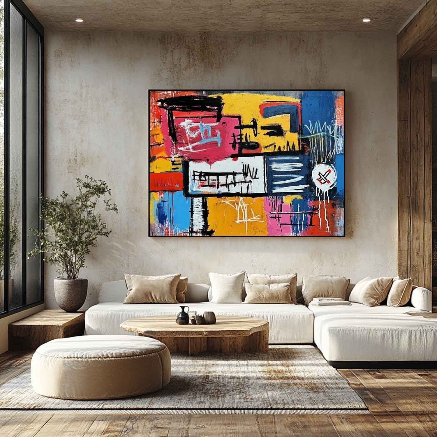 Wall Art Horizontal Neo Expressionist